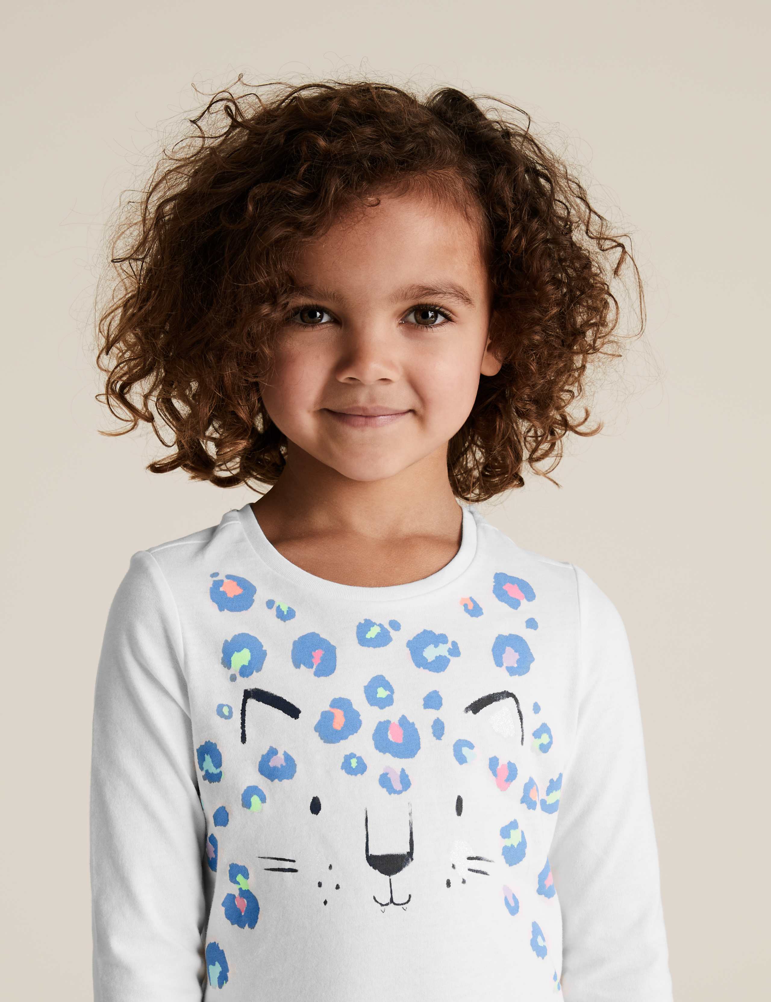 Pure Cotton Leopard Top (2-7 Yrs) 3 of 4