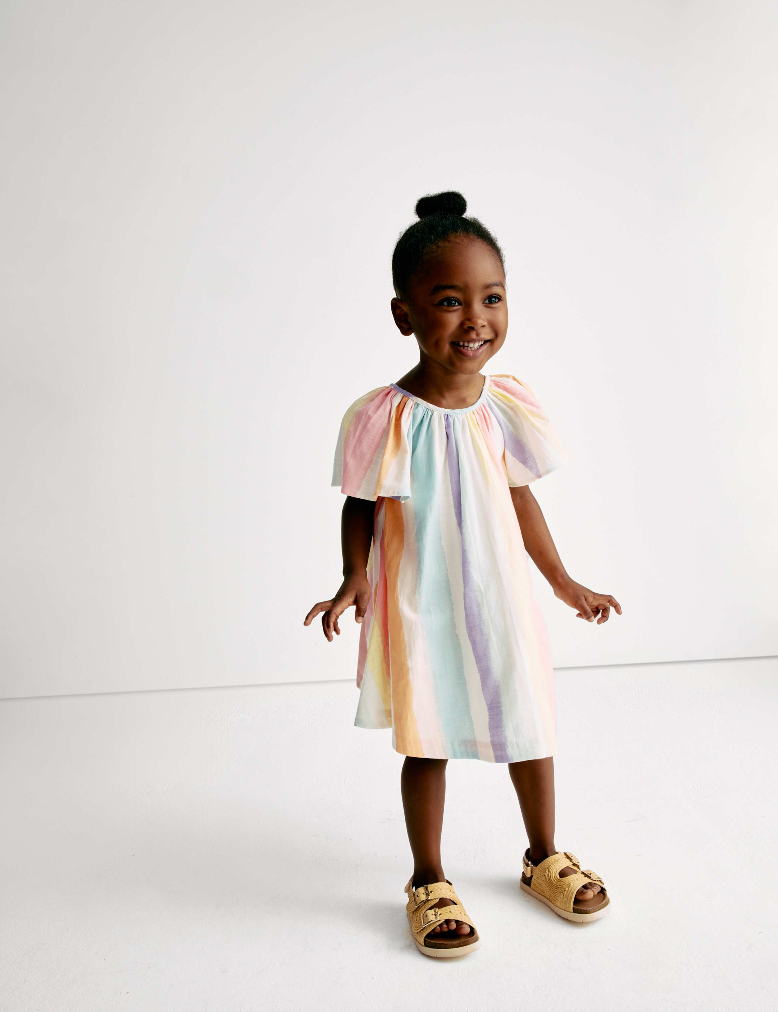 Pure Cotton Rainbow Dress (2-8 Yrs) 3 of 7