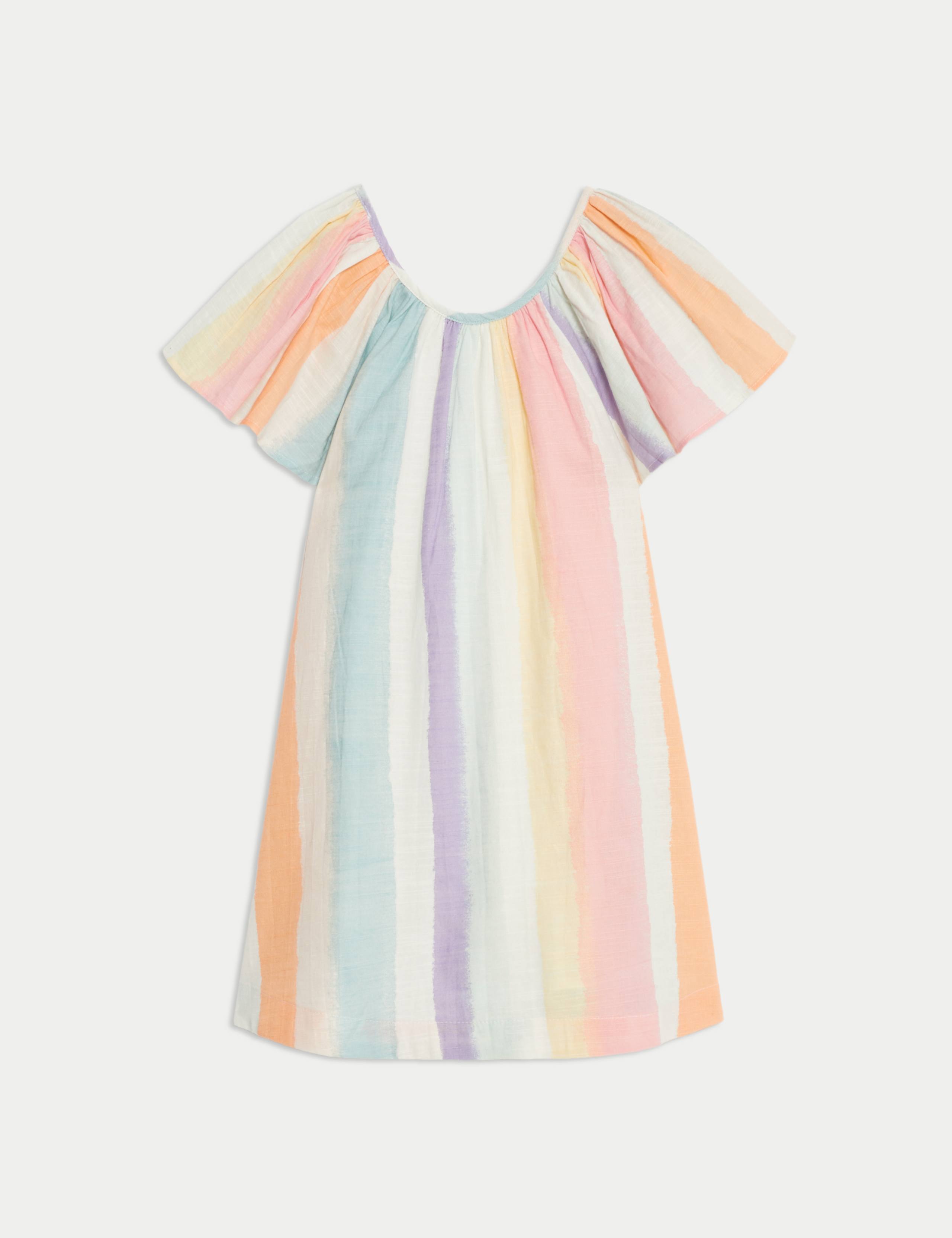 Pure Cotton Rainbow Dress (2-8 Yrs) 2 of 7