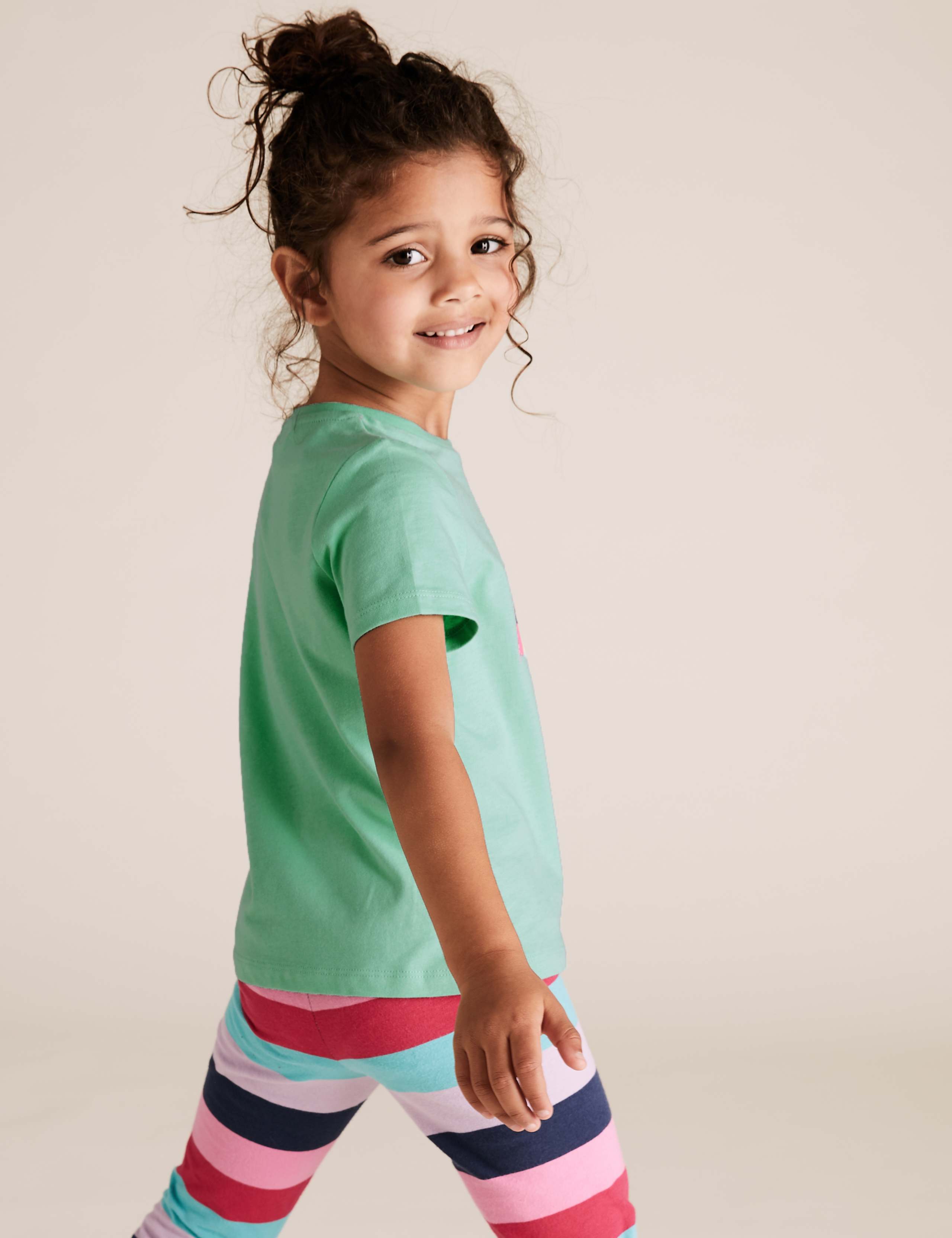 Cotton Rainbow Print T-Shirt (2-7 Yrs) 4 of 4