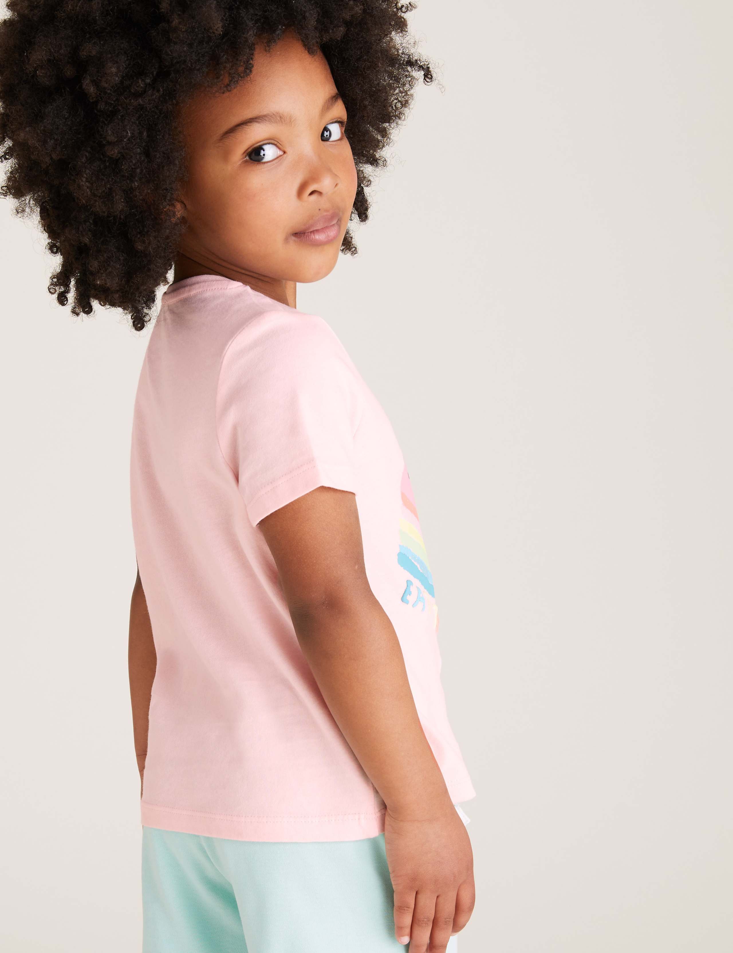 Pure Cotton Melon T-Shirt (2-7 Yrs) 4 of 4