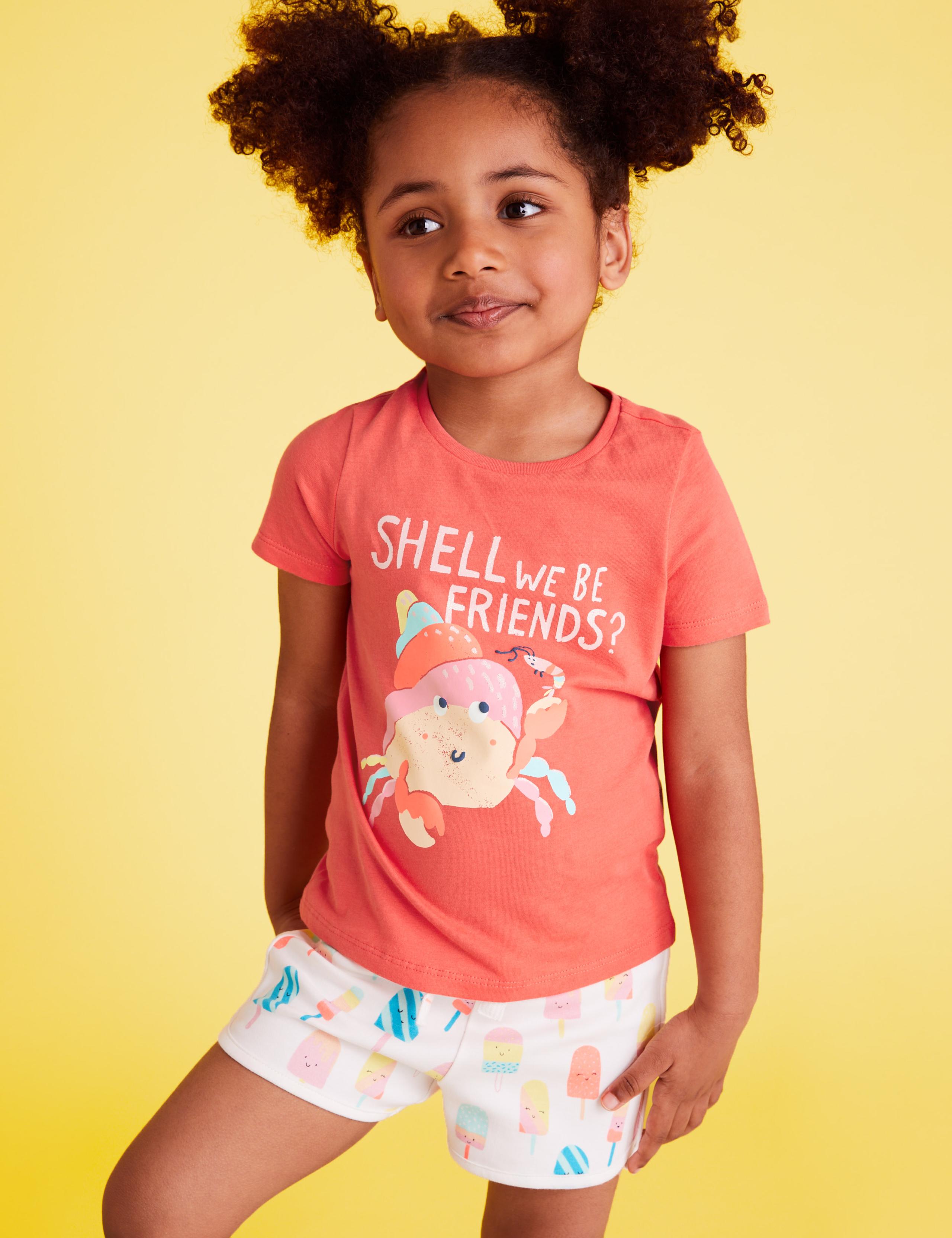 Pure Cotton Novelty T-Shirt (2-7 Yrs) 1 of 4