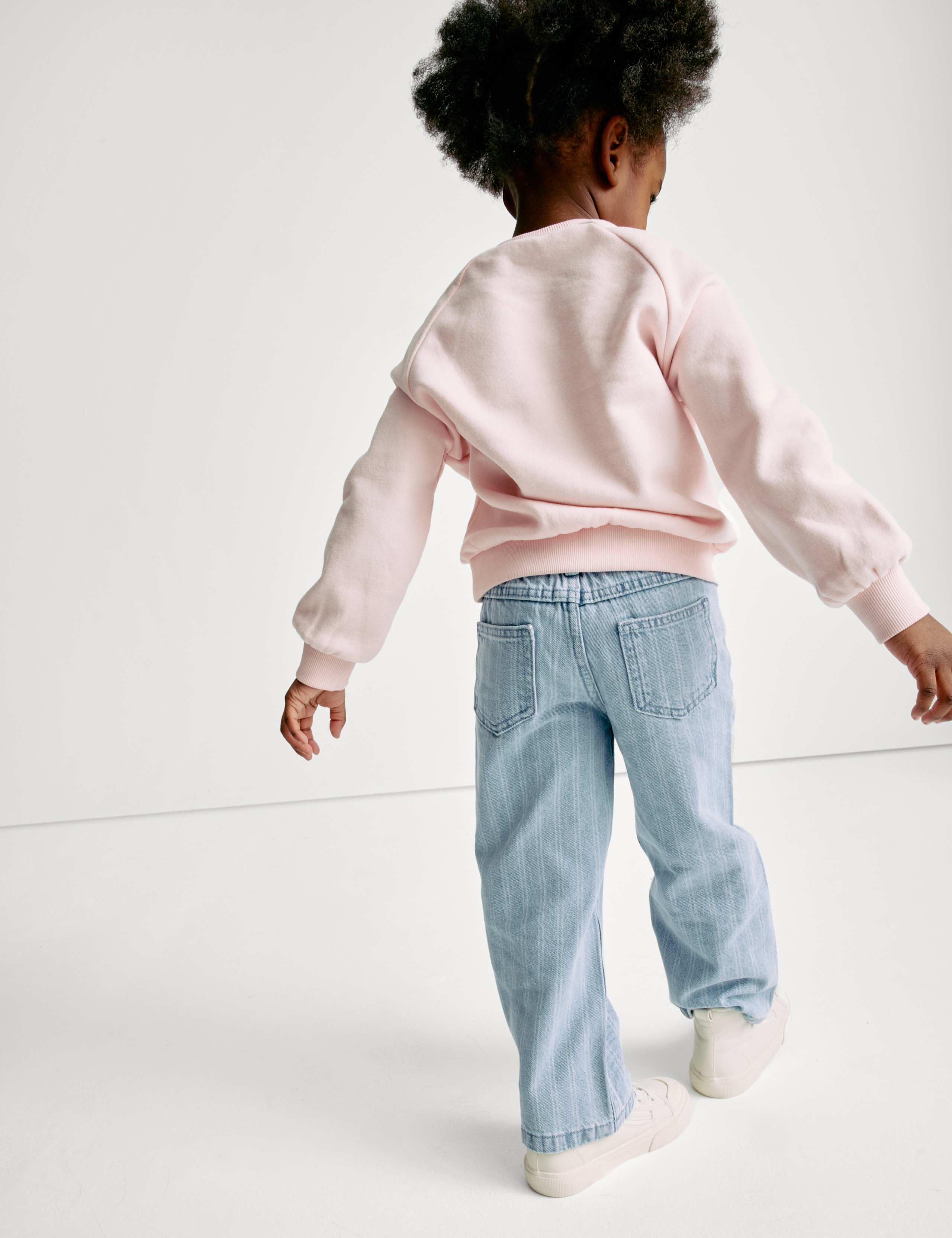 Wide Leg Denim Striped Jeans (2-16 Yrs) 5 of 7