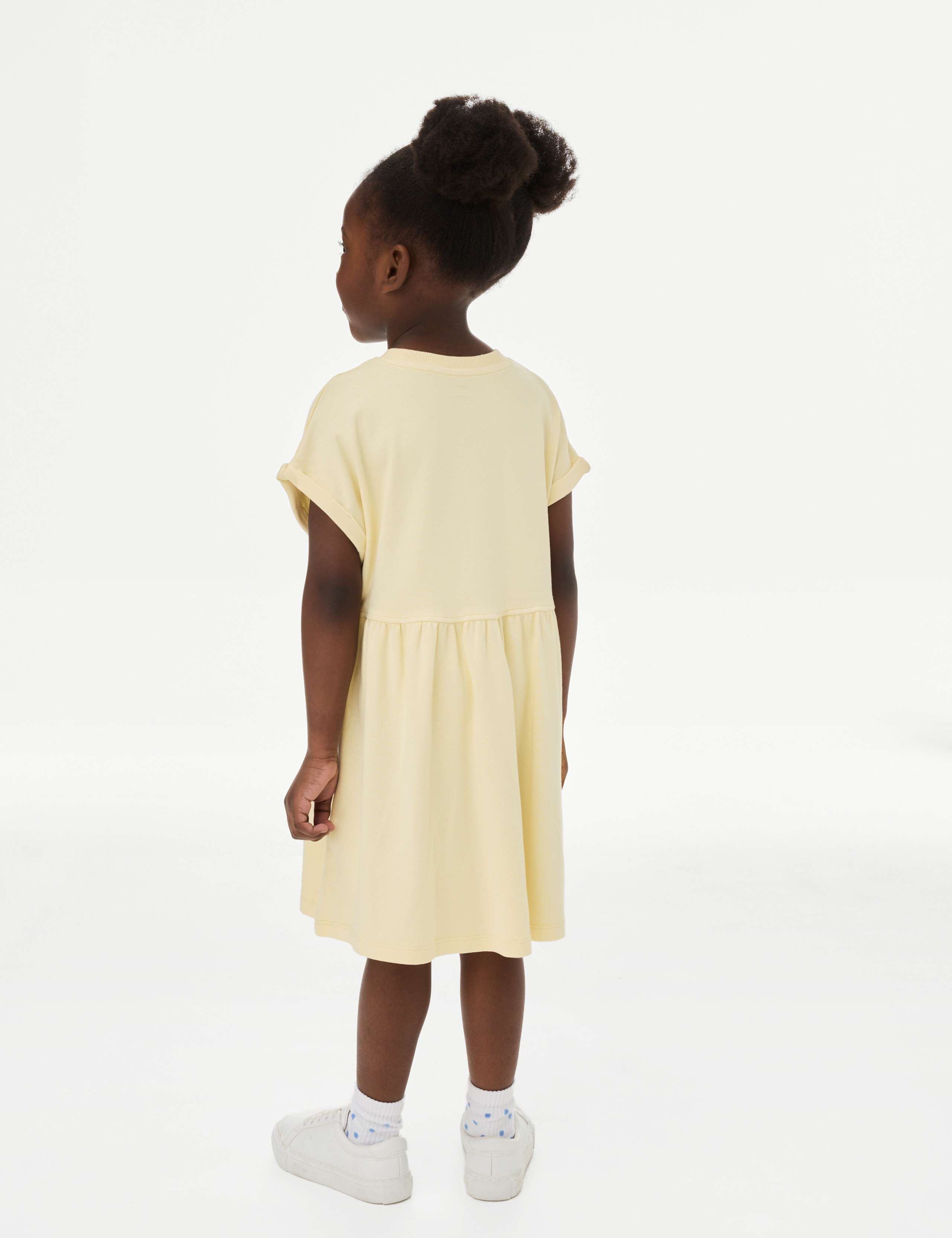 Cotton Rich Jersey Dress (2-8 Yrs) 4 of 4