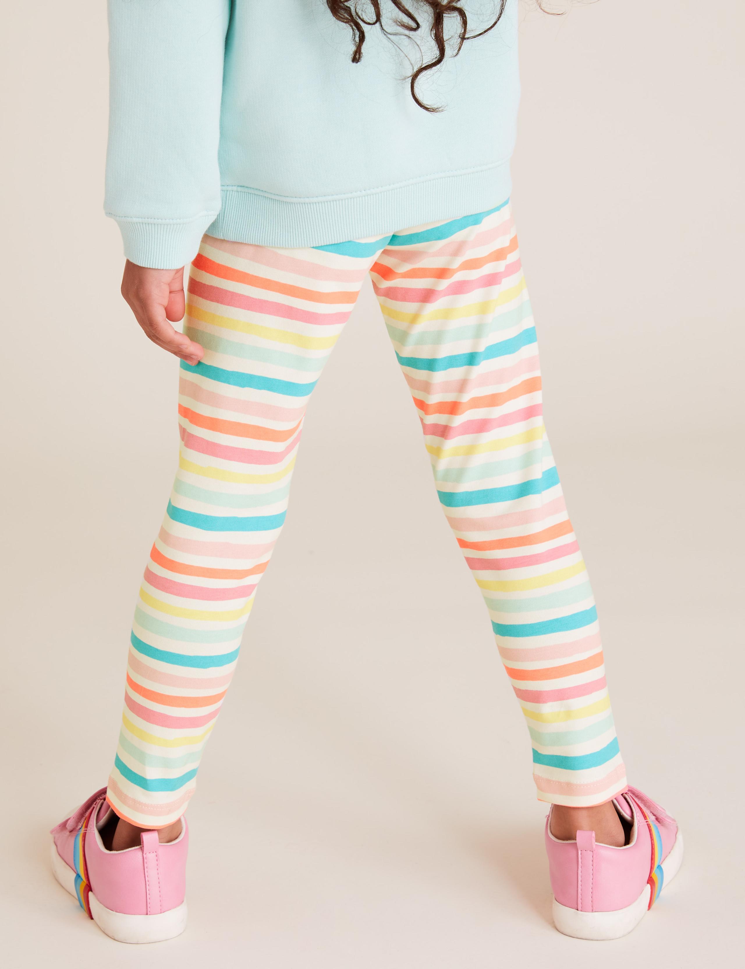 Cotton Striped Leggings (2-7 Yrs) 5 of 5