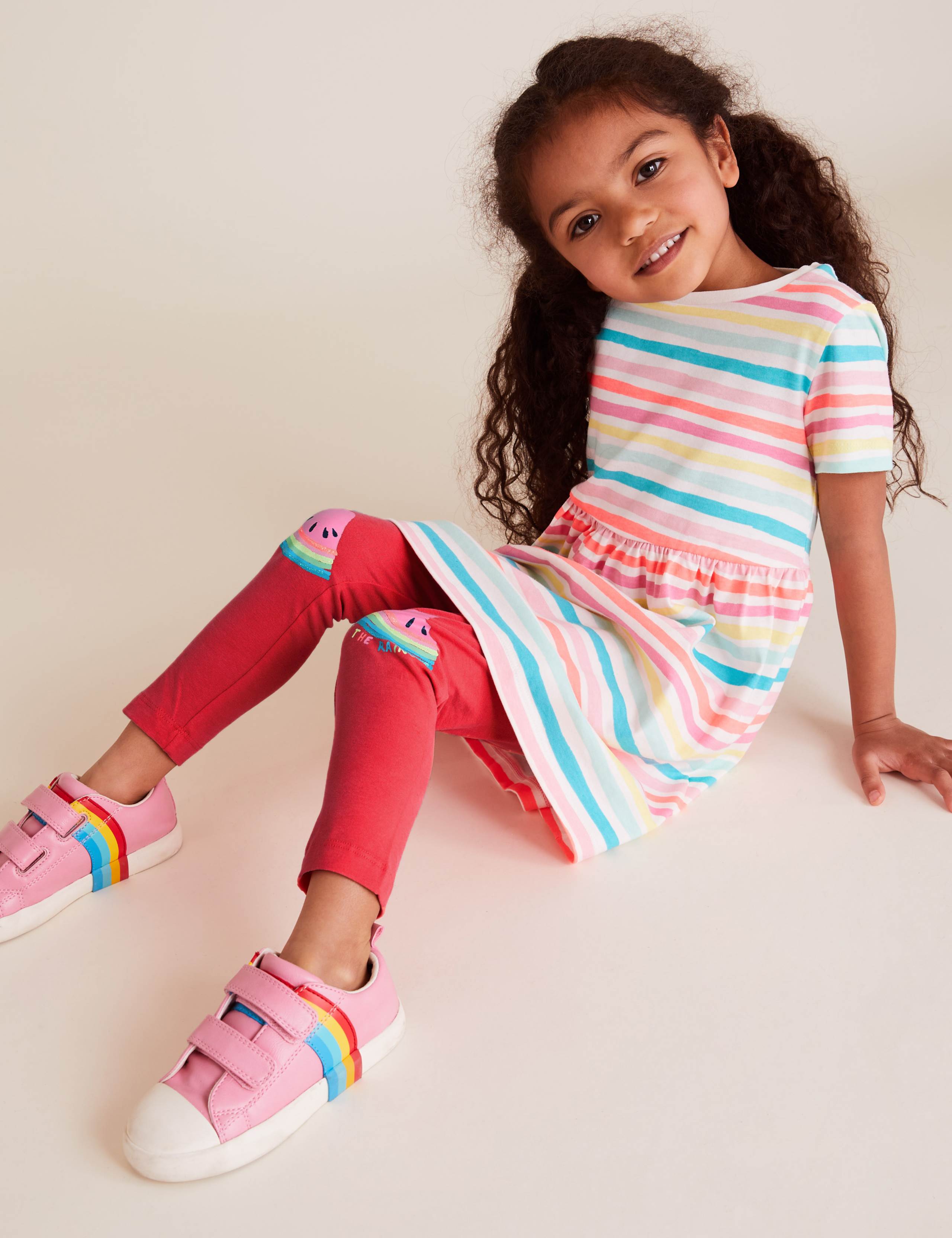Cotton Melon Leggings (2-7 Yrs) 1 of 5