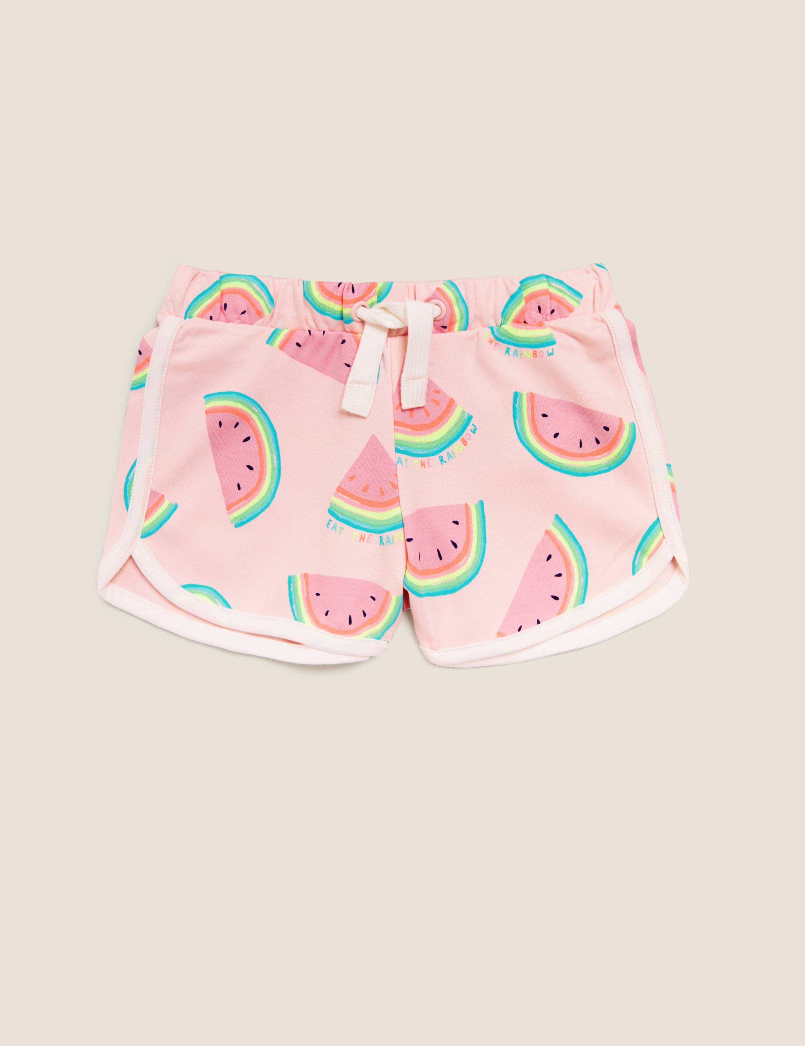 Cotton Melon Print Shorts (2-7 Yrs) 2 of 5