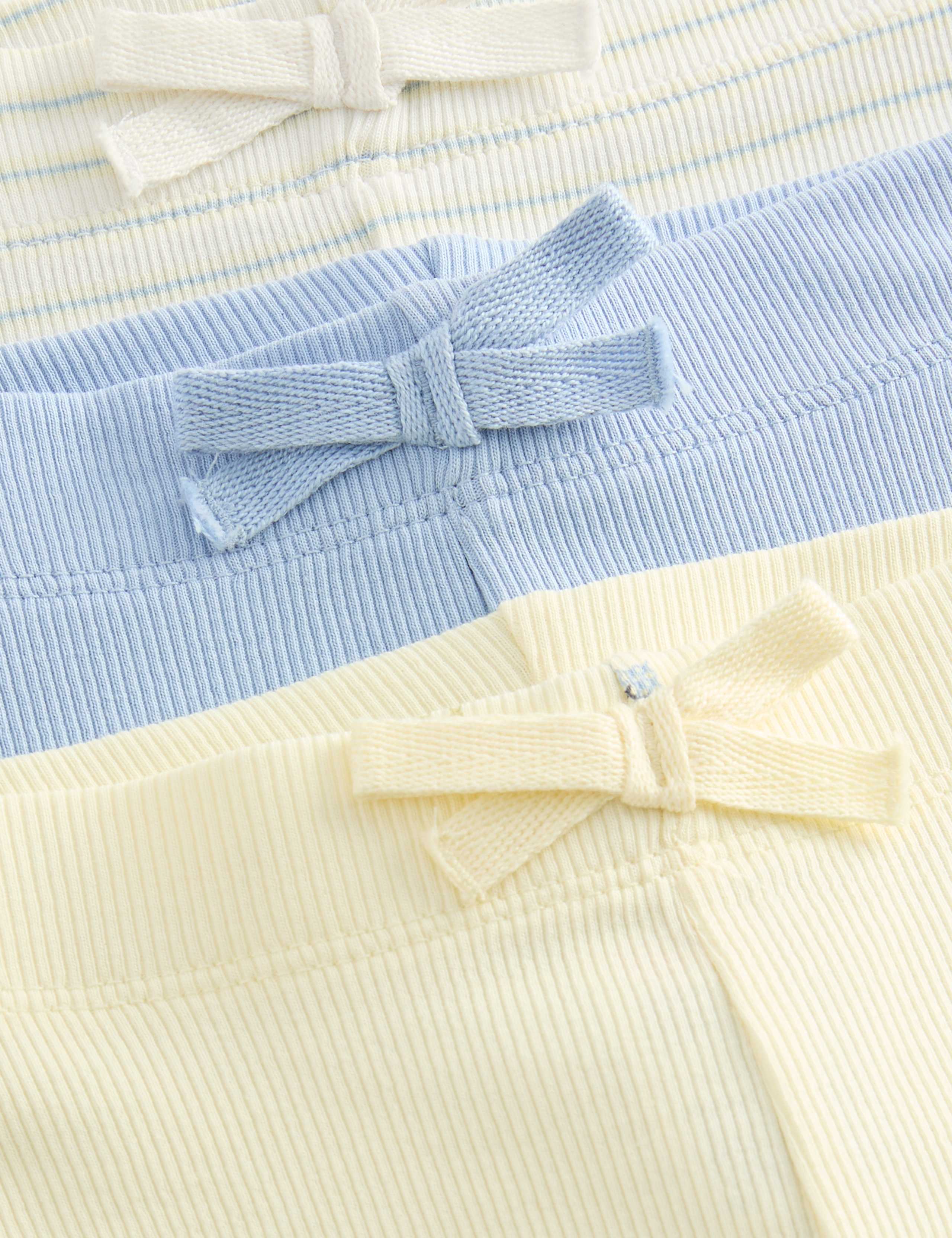 3 Pack Cotton Rich Floral & Striped Leggings (2-8 Yrs) 2 of 2