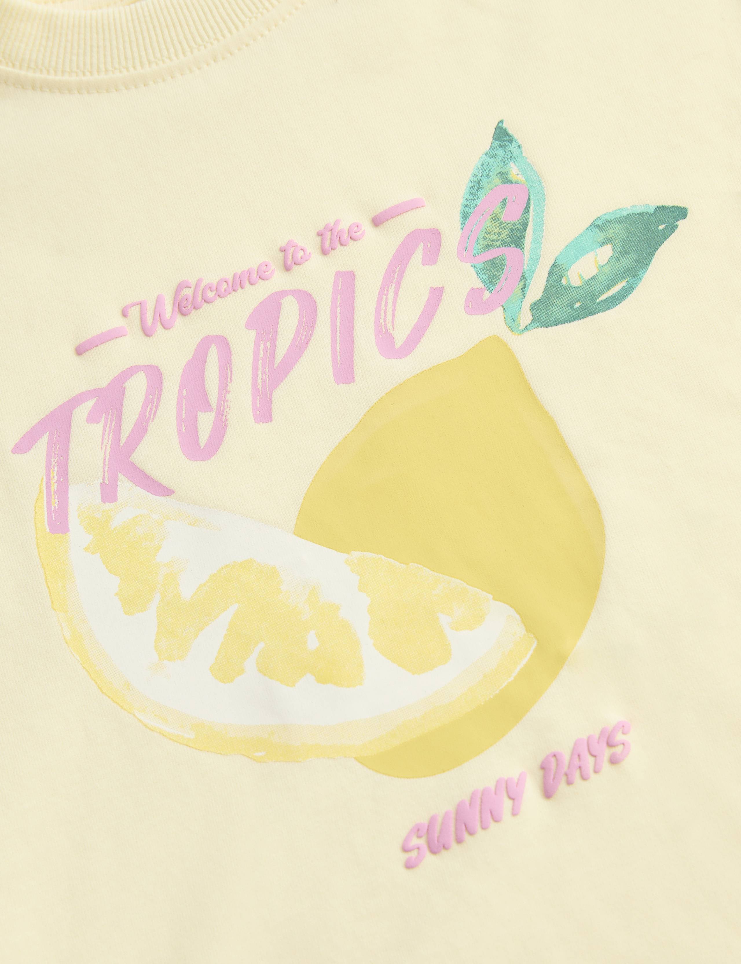 2 Pack Fruit Graphic Cotton Rich Outfits (2-8 Years) 2 of 2