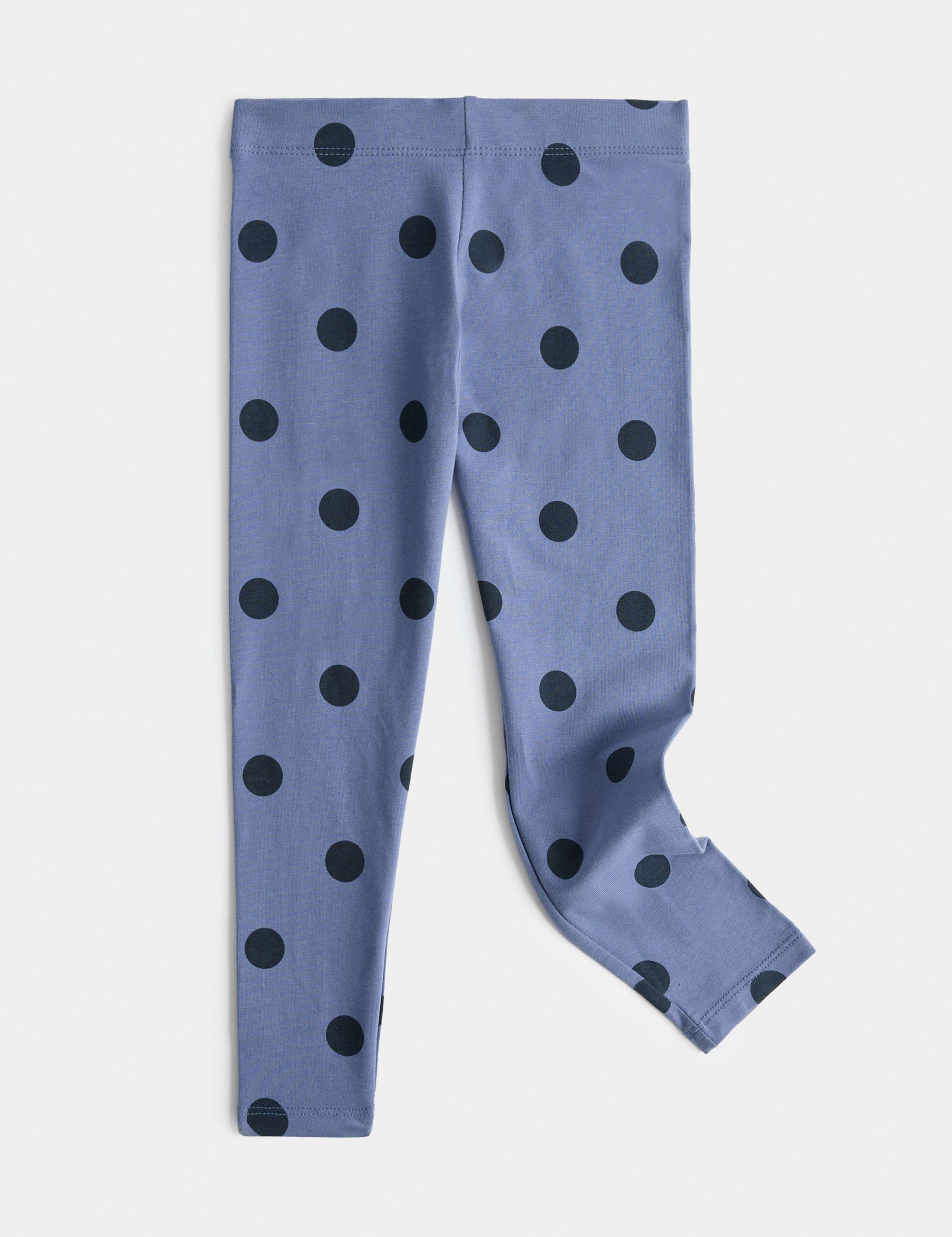 Cotton Rich Jersey Spot Print Leggings (2-8 Yrs) 2 of 5