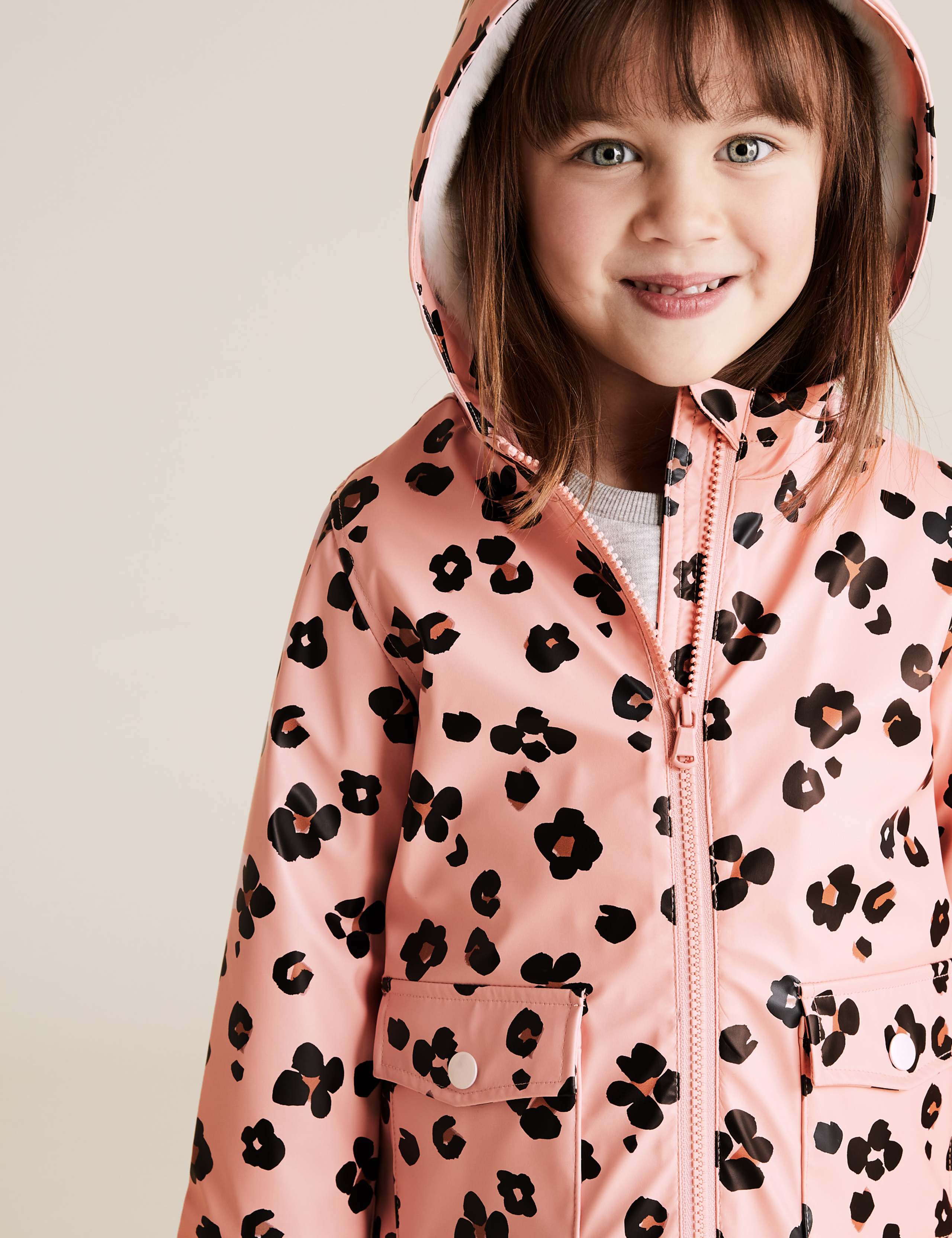 Stormwear™ Animal Print Fisherman Coat (2-7 Yrs) 1 of 6