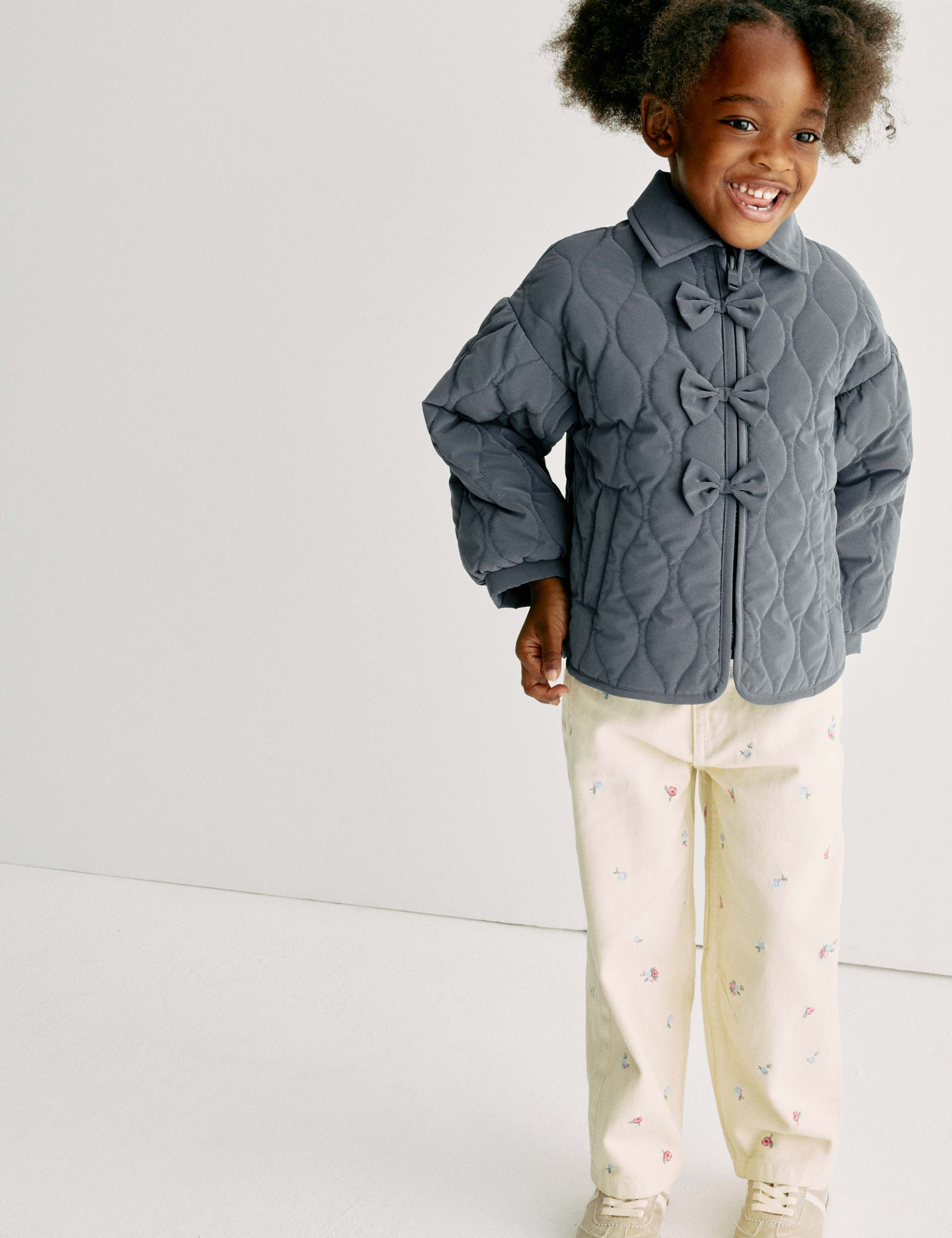 Quilted Bow Jacket (2-8 Yrs) 3 of 6
