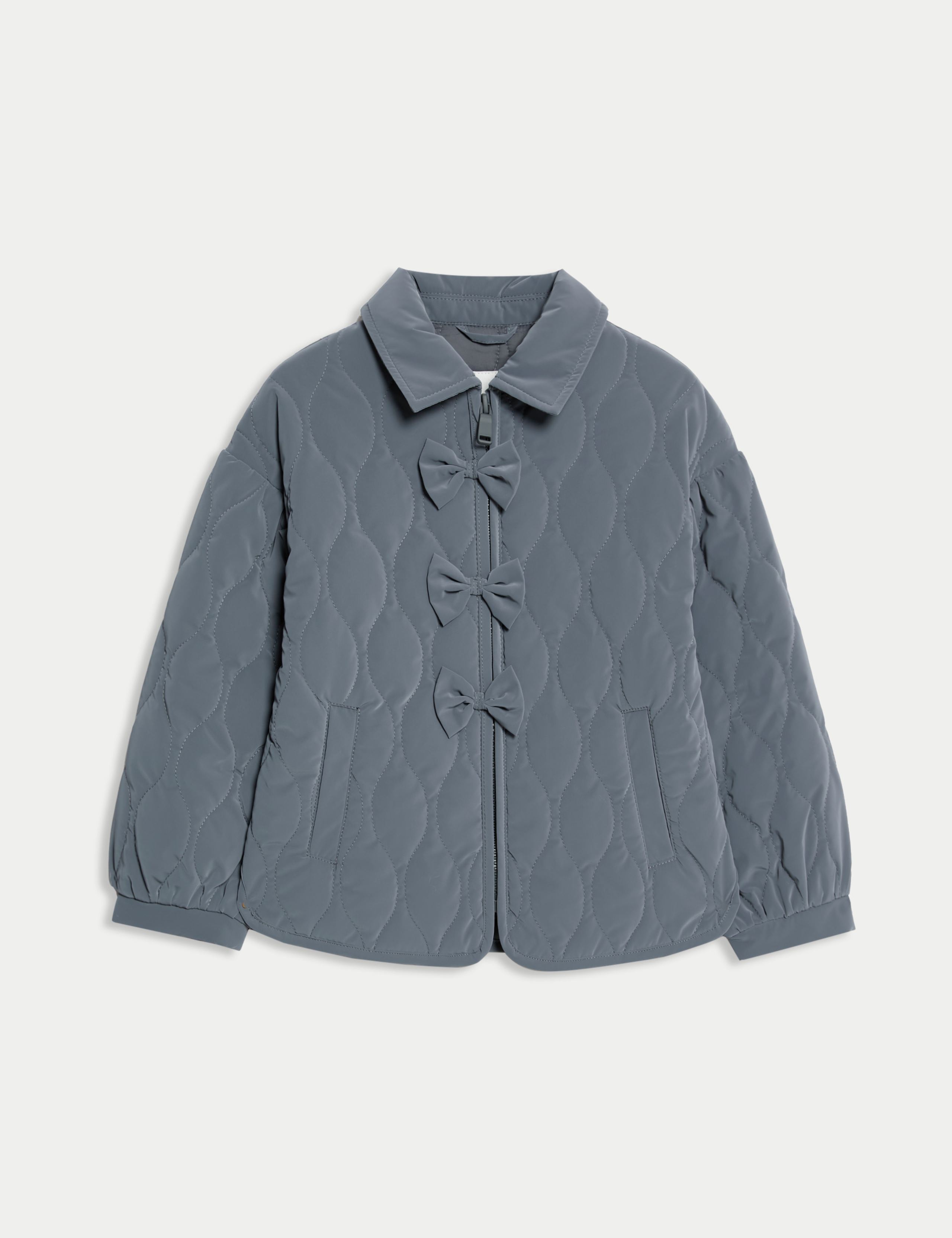 Quilted Bow Jacket (2-8 Yrs) 2 of 6