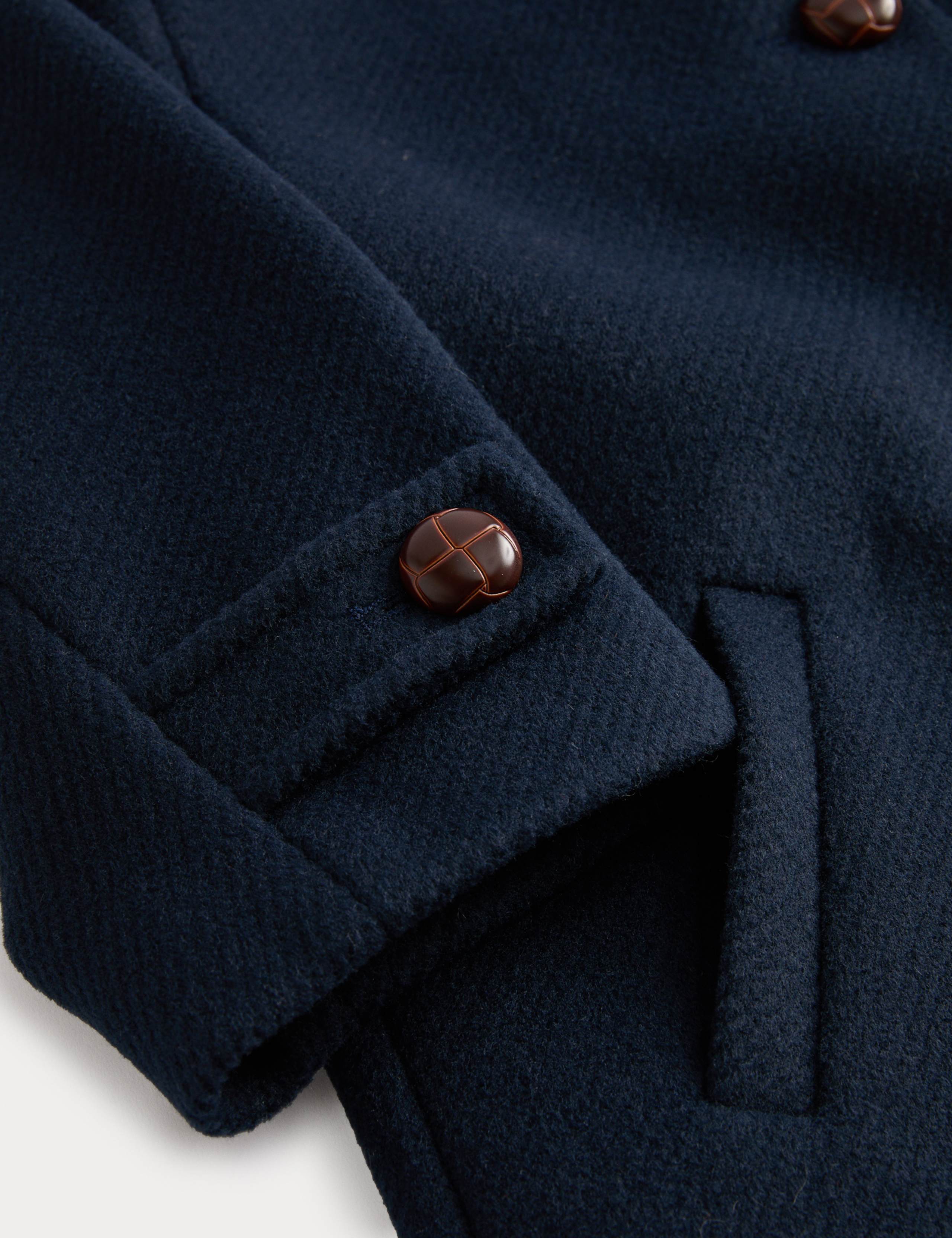 Peter Pan Collar Pea Coat (1-10 Yrs) 3 of 6