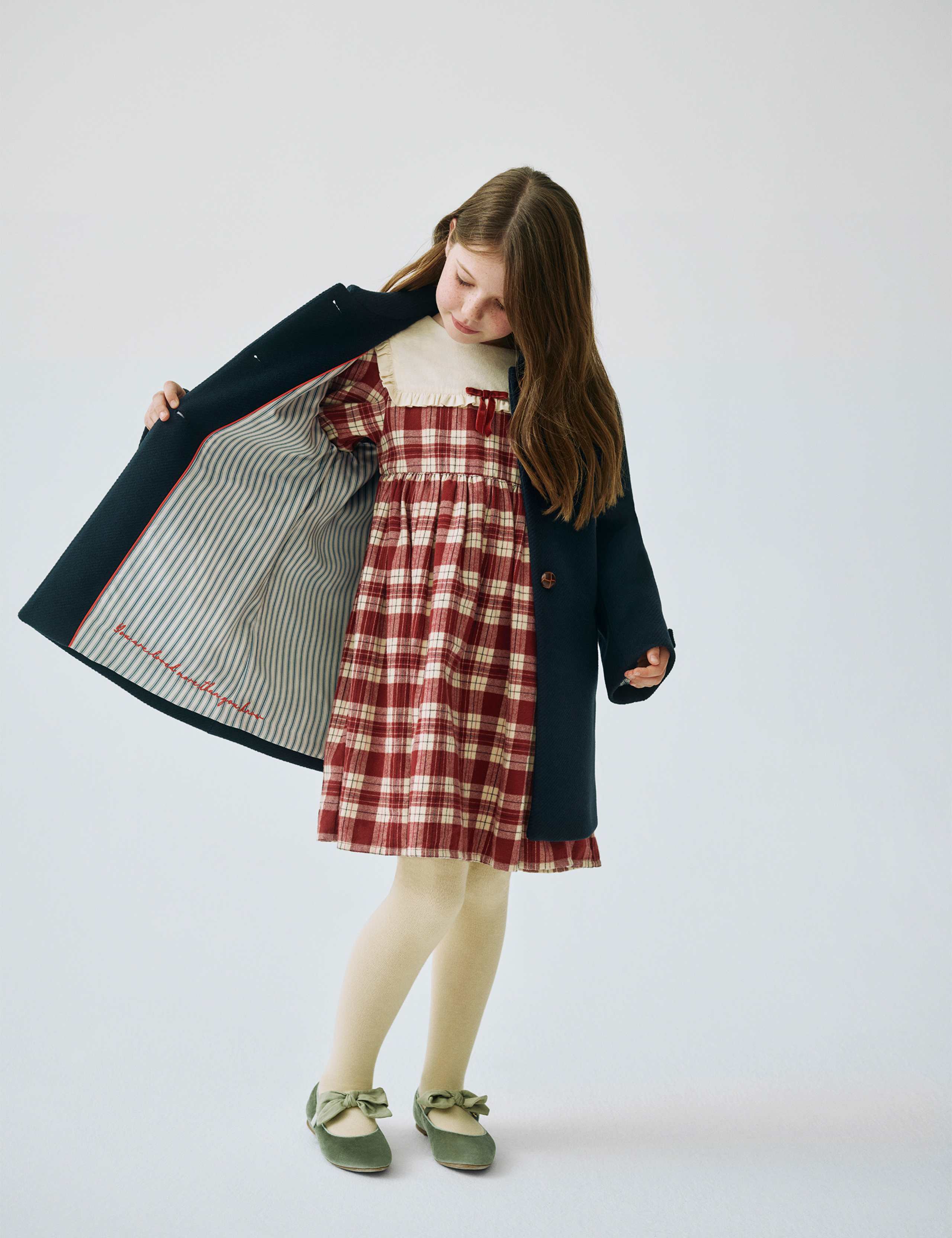 Peter Pan Collar Pea Coat (1-10 Yrs) 6 of 6