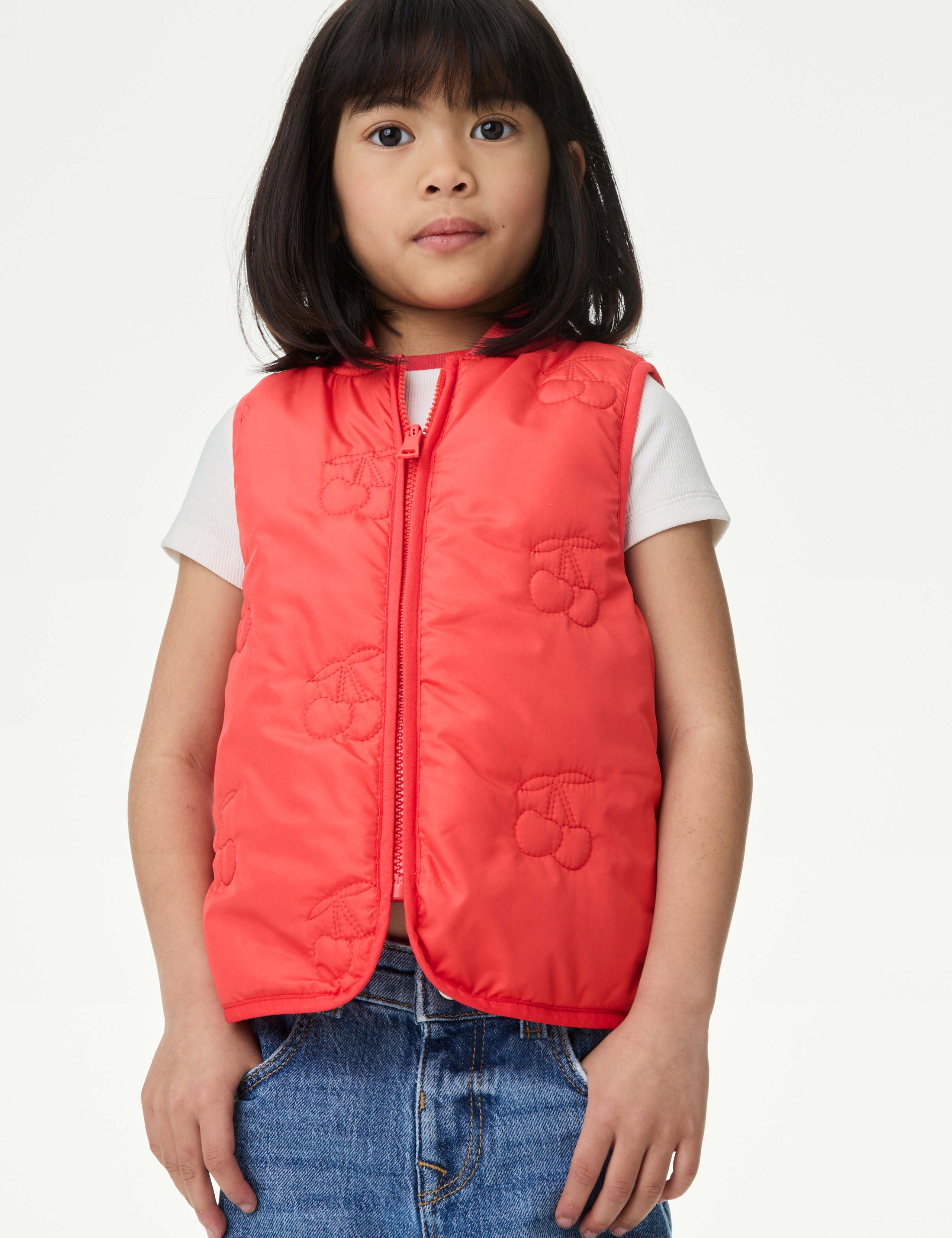 3-in-1 Cherry Print Fisherman Coat (2-8 Yrs) 6 of 8