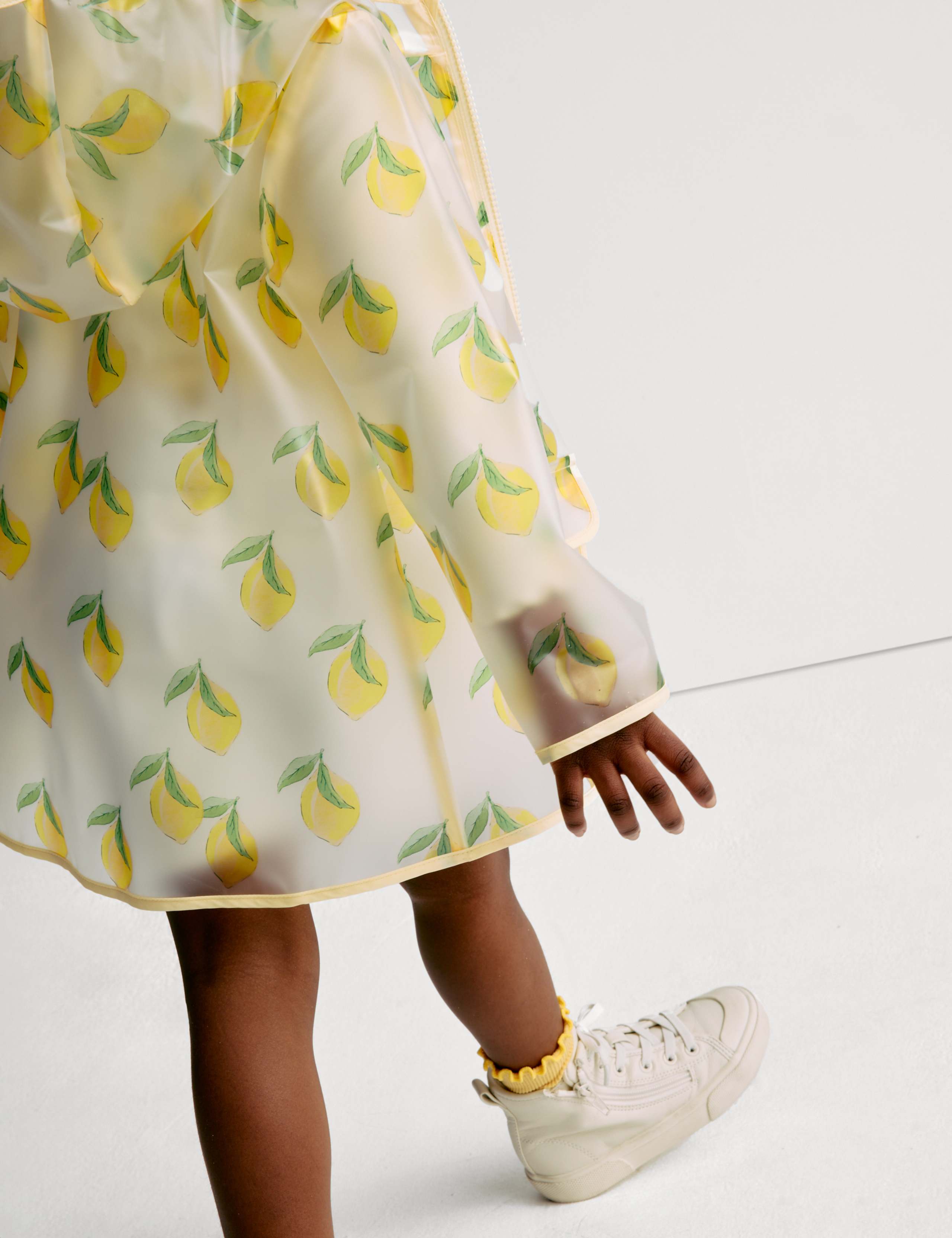 Lemon Print Hooded Raincoat (2-8 Yrs) 3 of 7