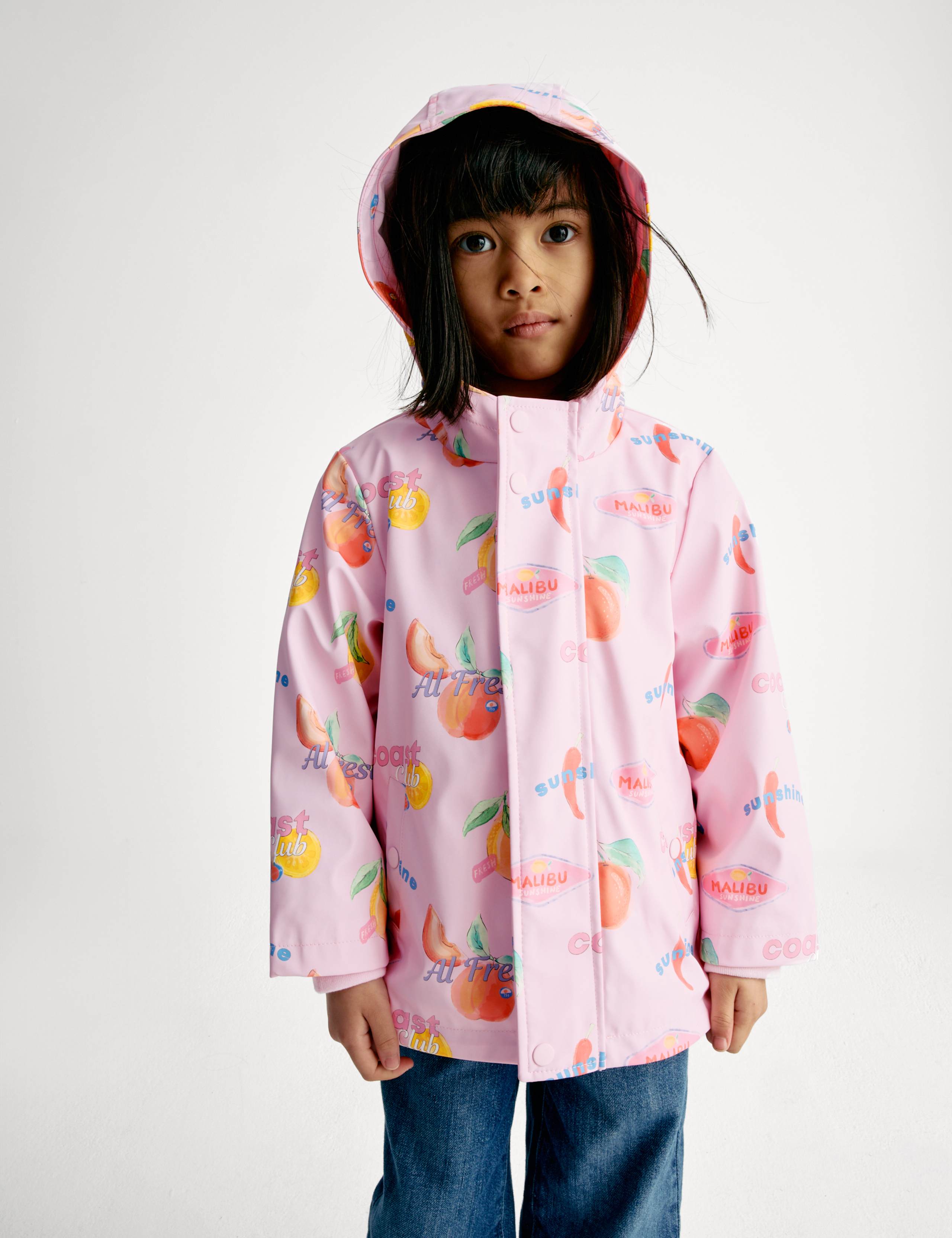 Fruit Print Fisherman Coat (2-8 Yrs) 3 of 7
