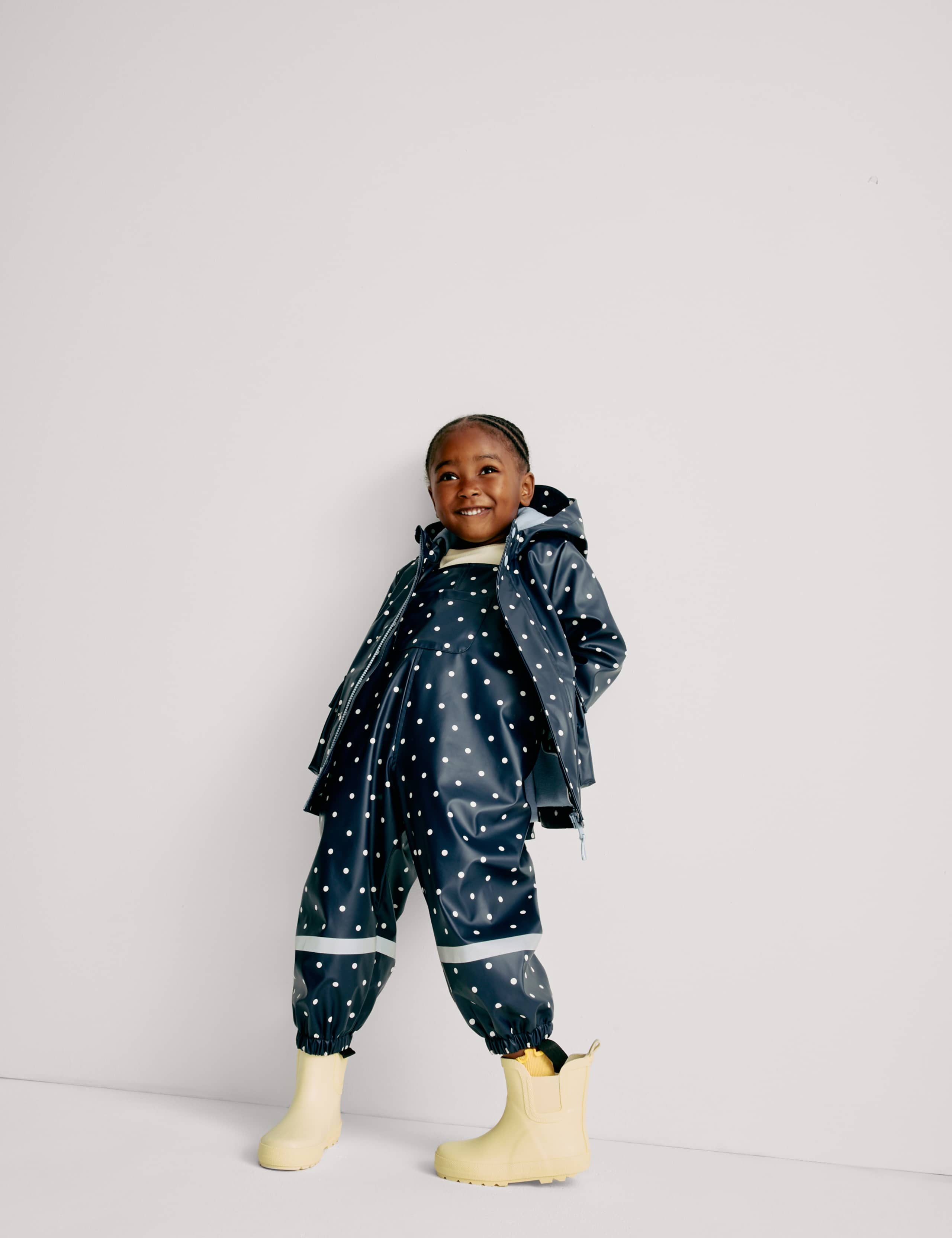 Polka Dot Fisherman Coat (12 Mths-8 Yrs) 4 of 7