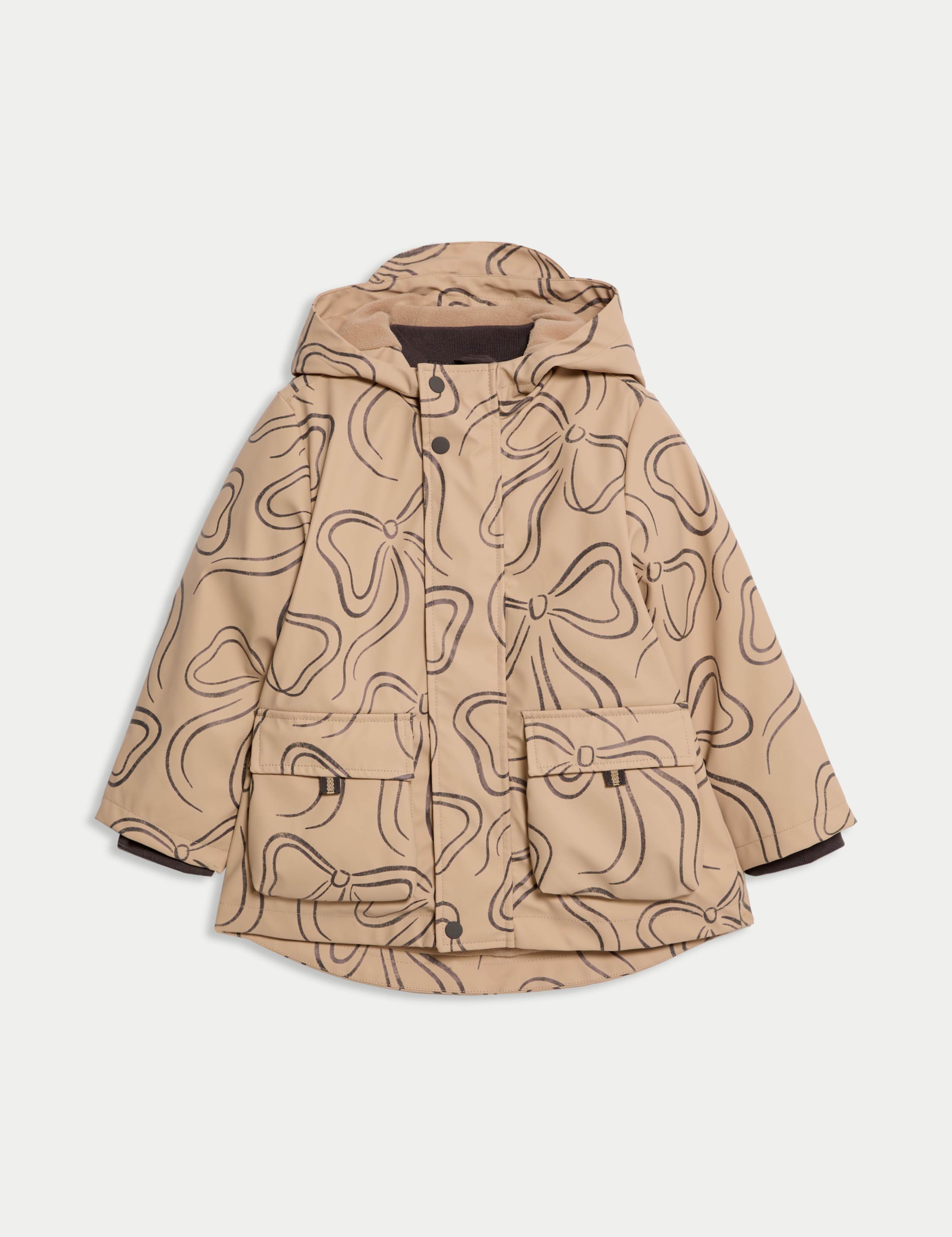 3-in-1 Bow Print Fisherman Coat (2-8 Yrs) 2 of 8
