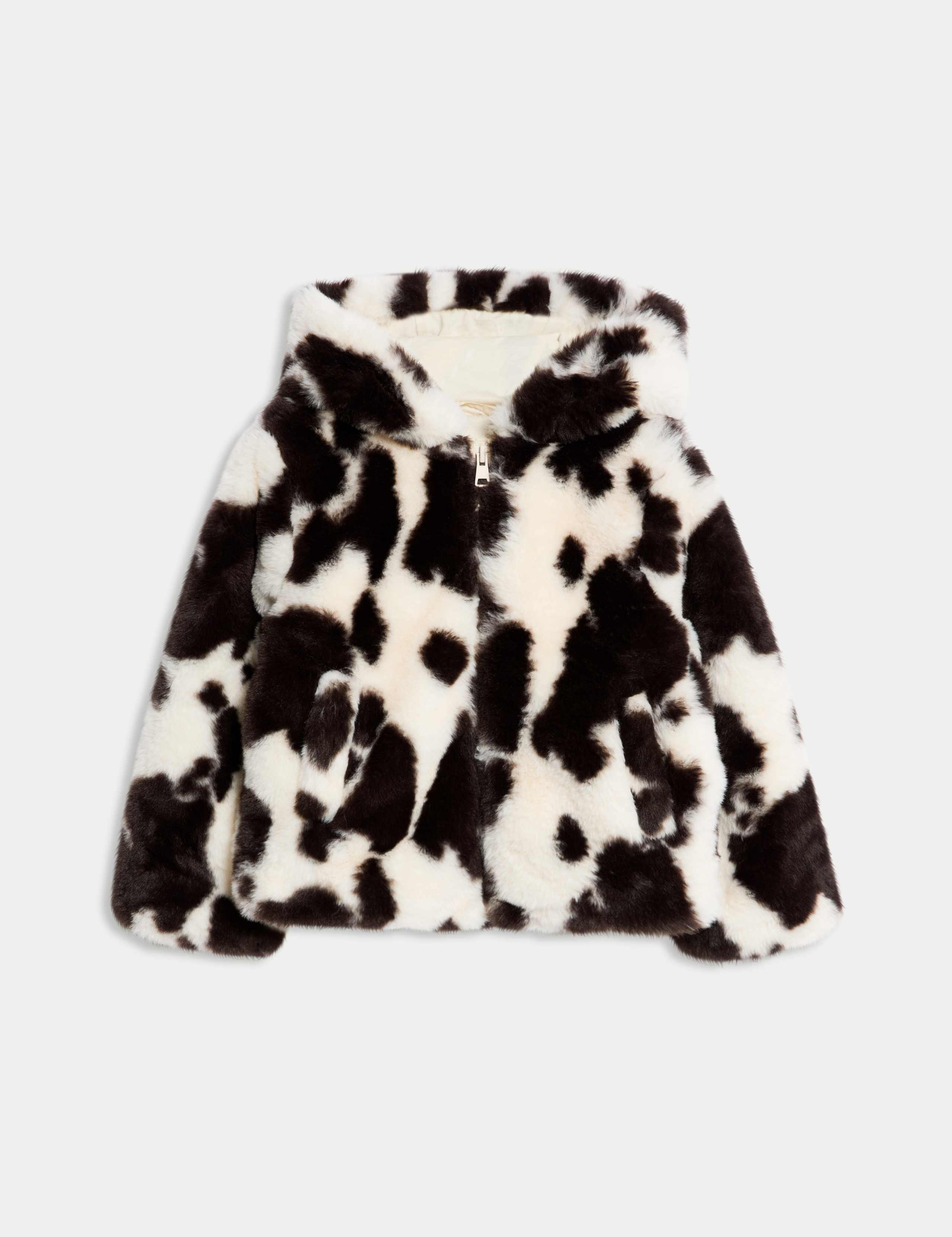 Animal Print Hooded Jacket (2-8 Yrs) 2 of 7