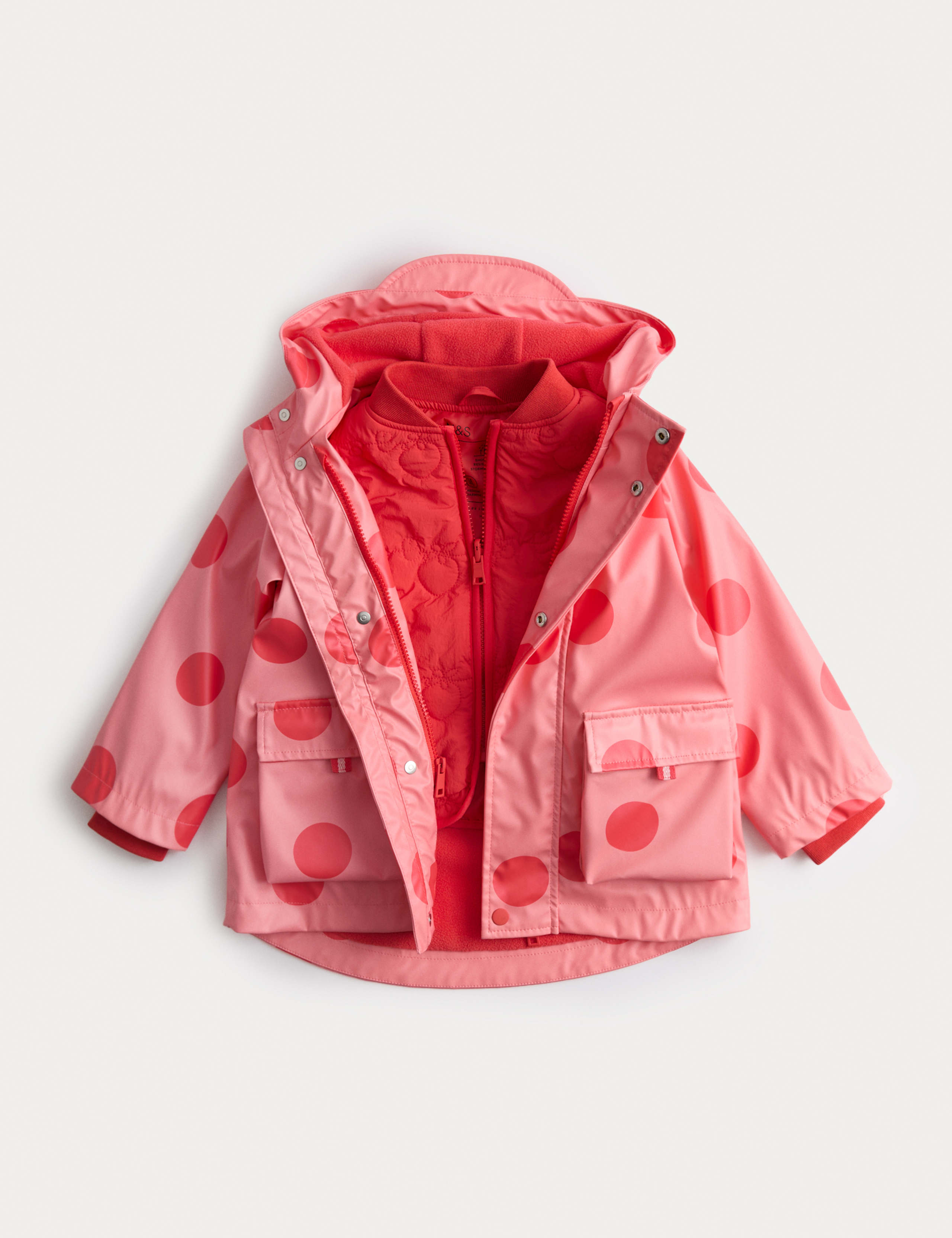 3 in 1 Polka Dot Fisherman Coat (2-8 Yrs) 8 of 11