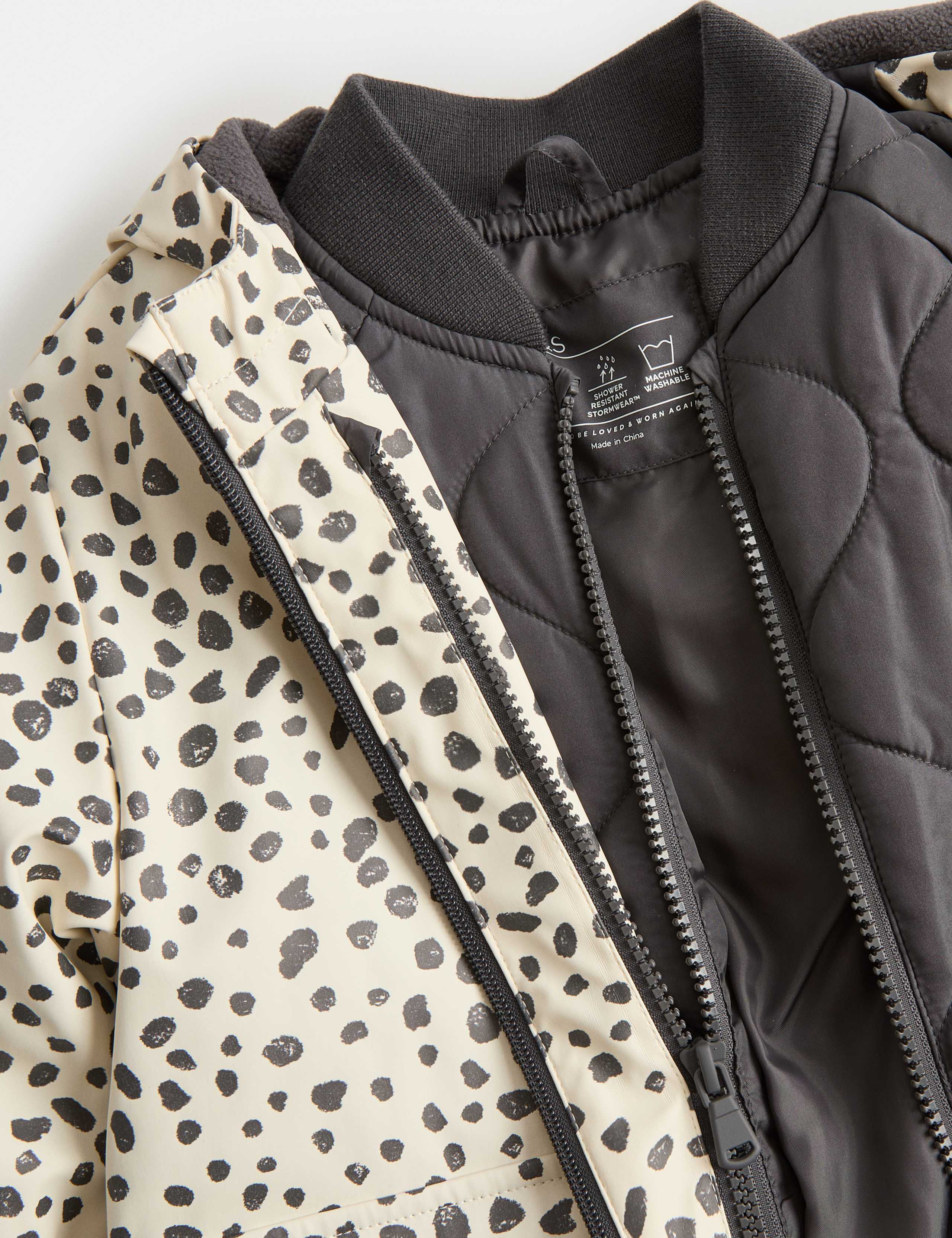 Dalmatian Print 3 in 1 Fisherman Coat (2-8 Yrs) 2 of 2