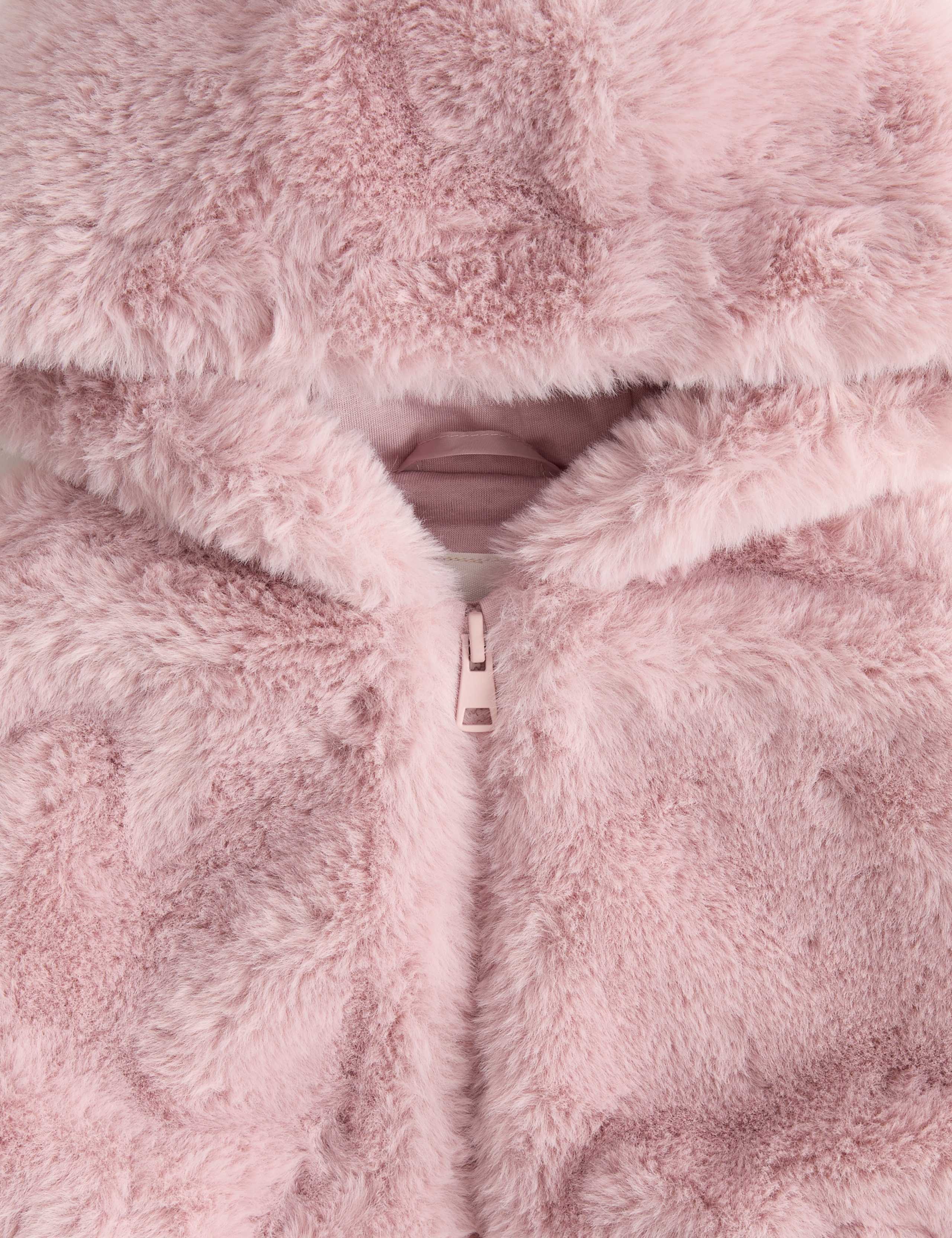 Faux Fur Hooded Jacket (2-8 Yrs) 3 of 4
