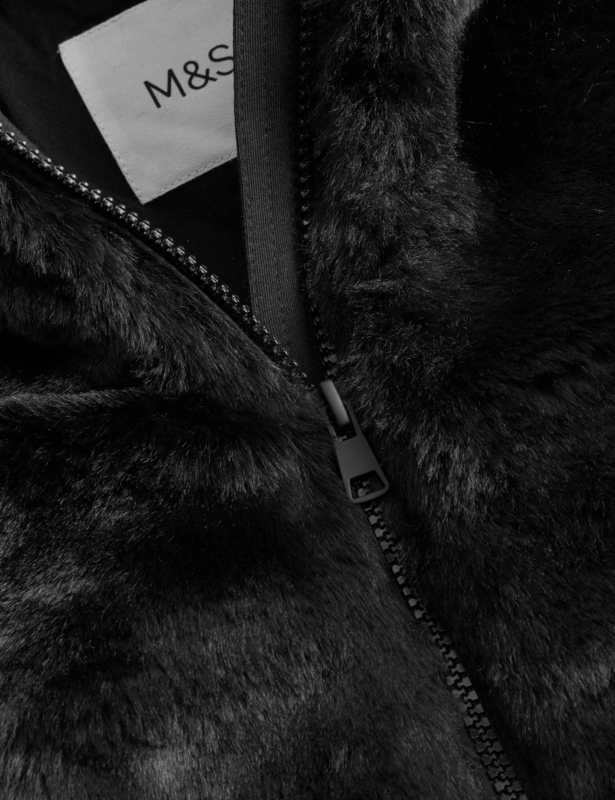 Faux Fur Hooded Jacket (2-8 Yrs) 2 of 2