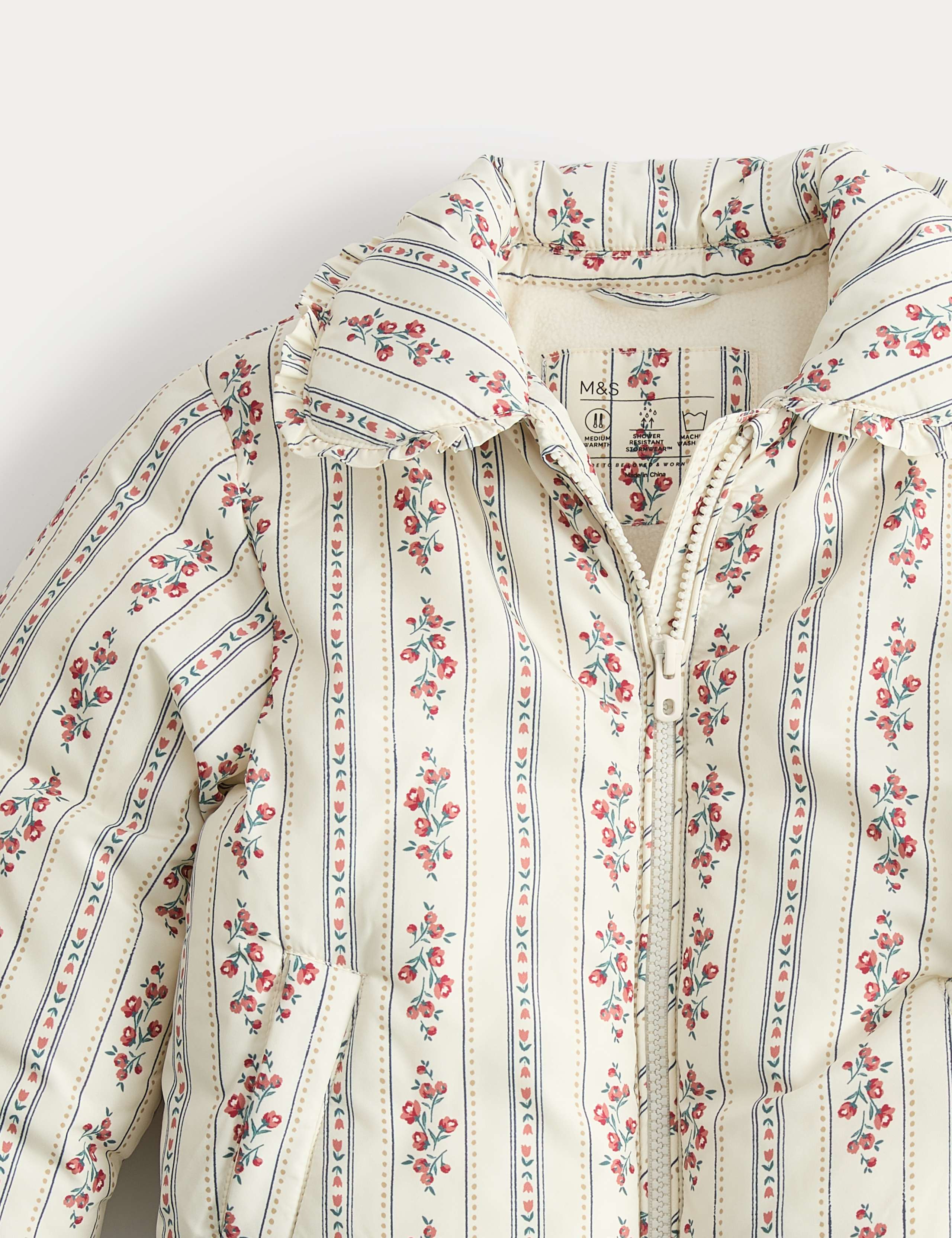 Floral Quilted Jacket (2-8 Yrs) 2 of 3