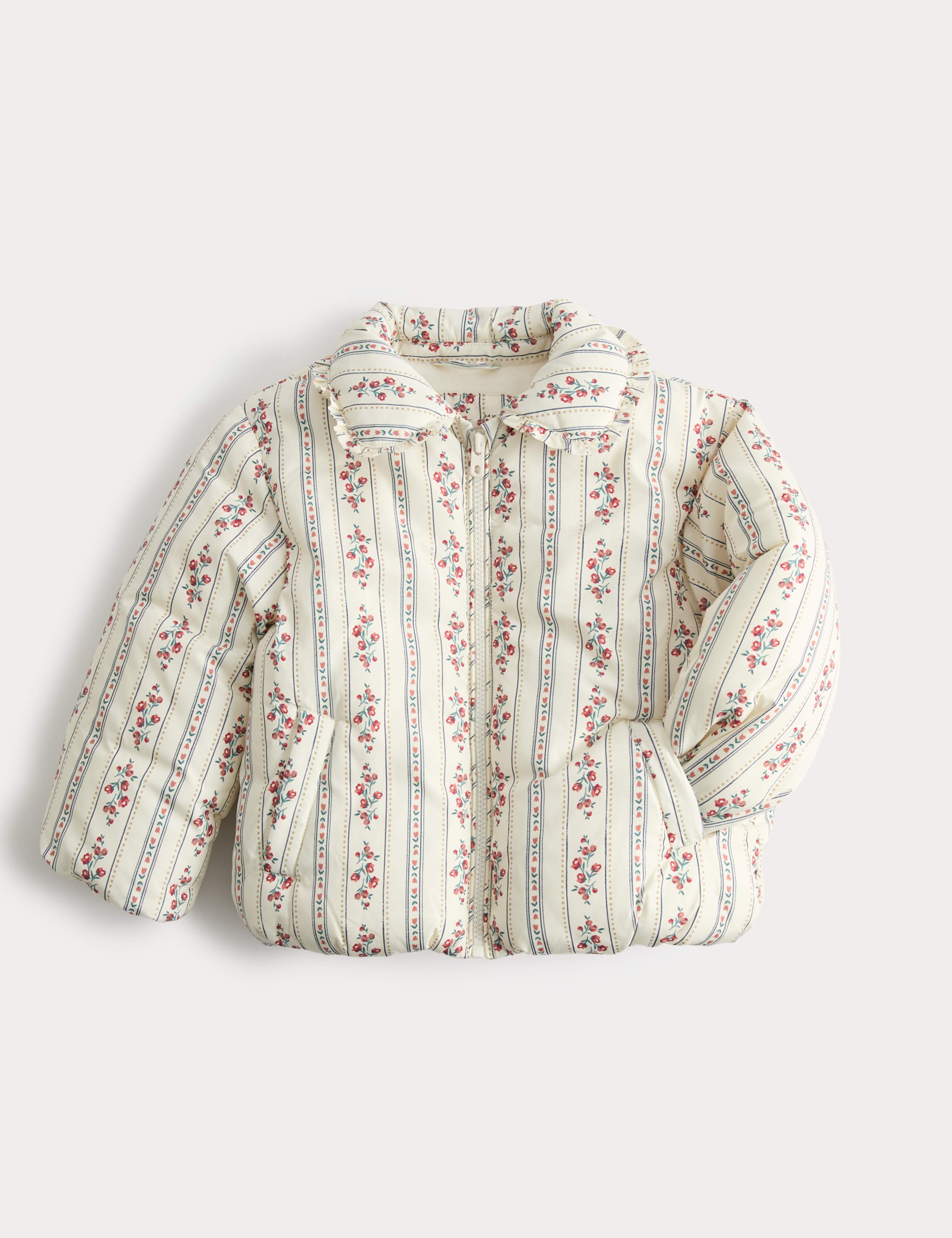 Floral Quilted Jacket (2-8 Yrs) 1 of 3