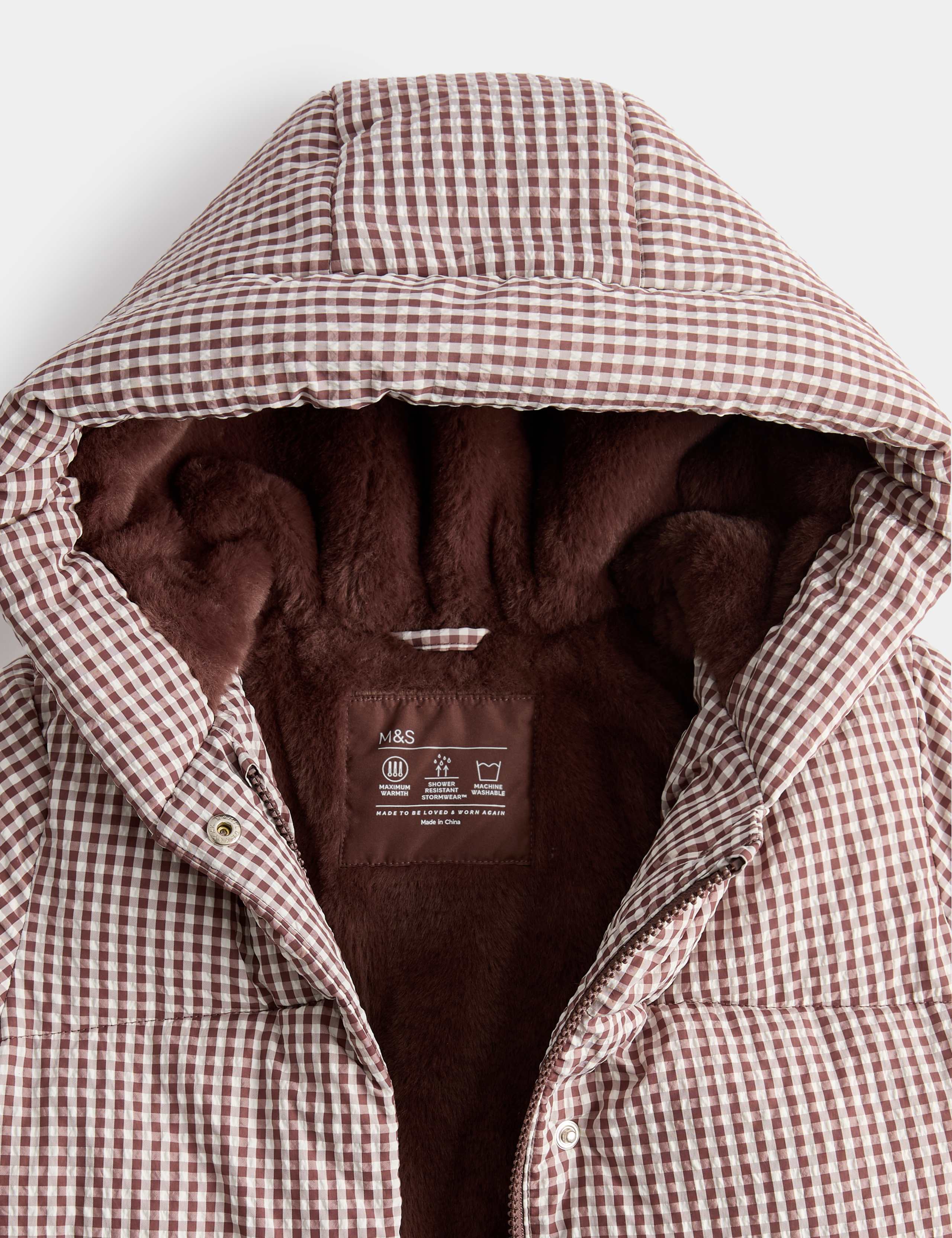 Gingham Padded Coat (2-8 Yrs) 3 of 3