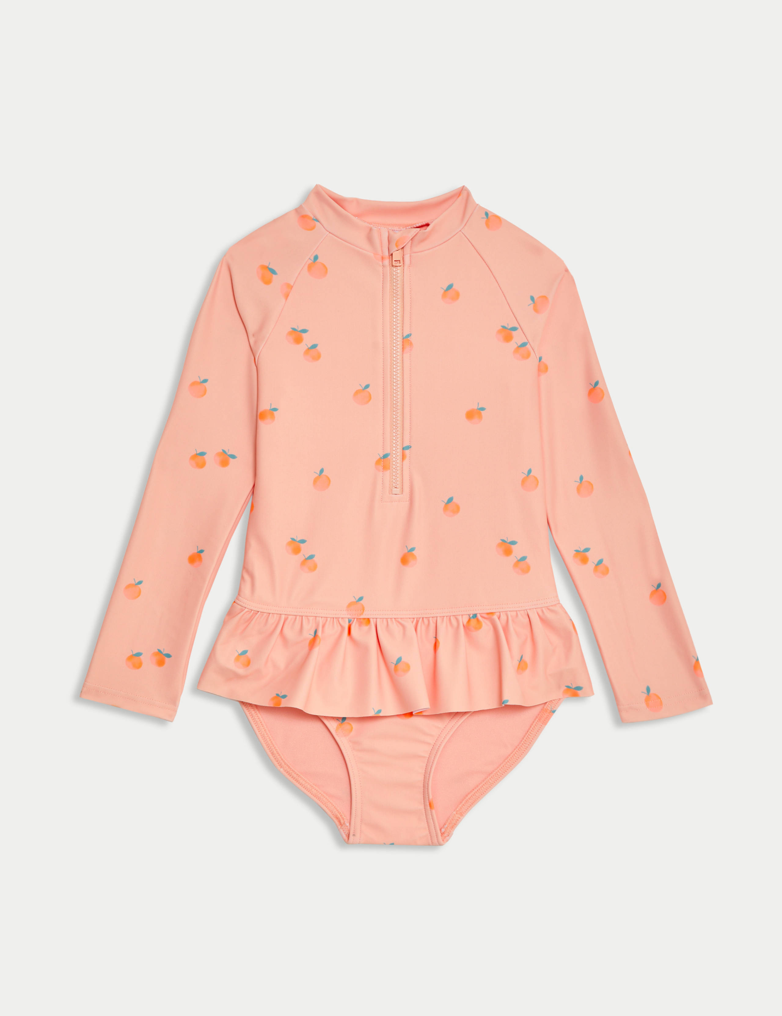 Oranges Print Swimsuit (2-8 Yrs) 1 of 3