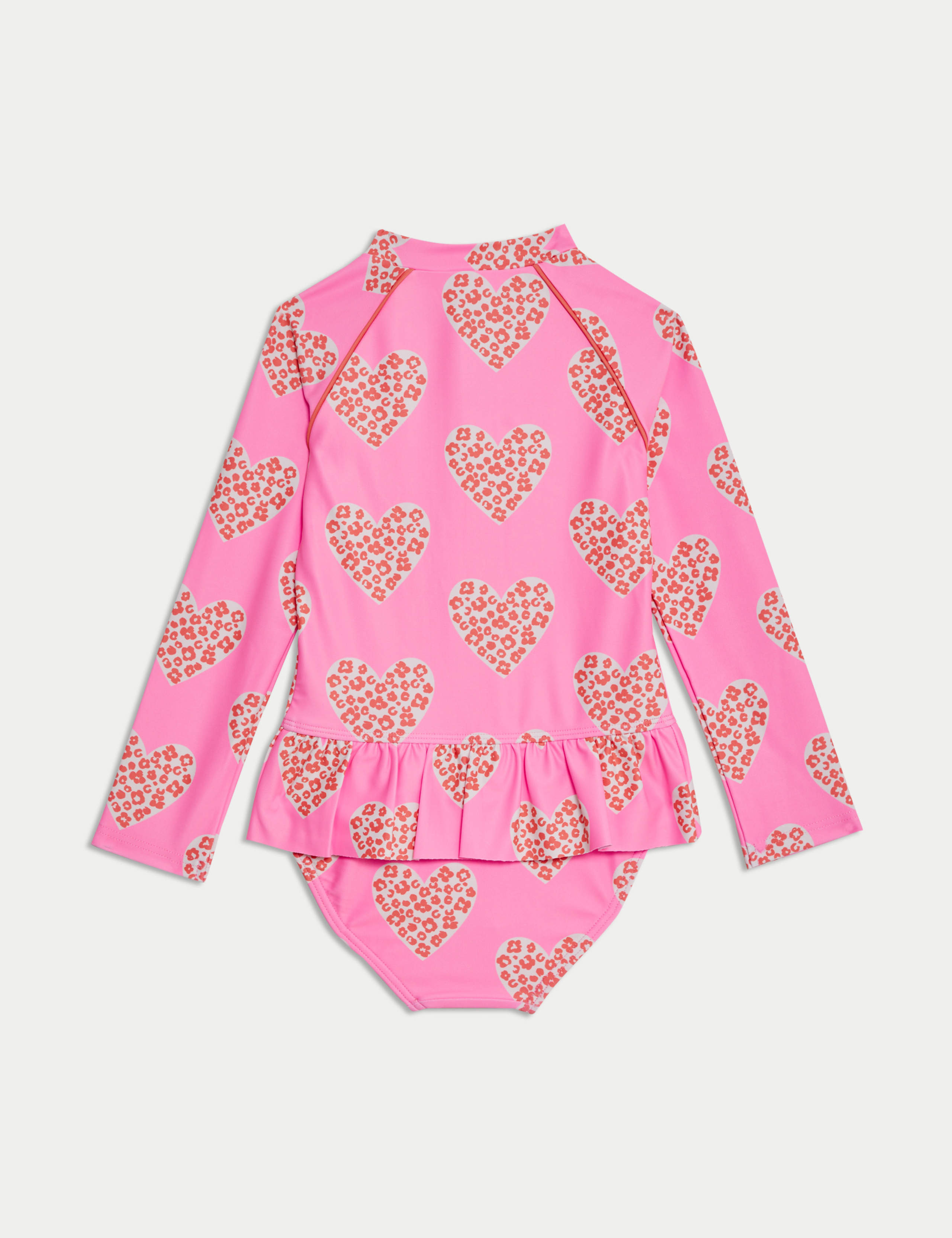 Heart Print Swimsuit (2-8 Yrs) 2 of 3