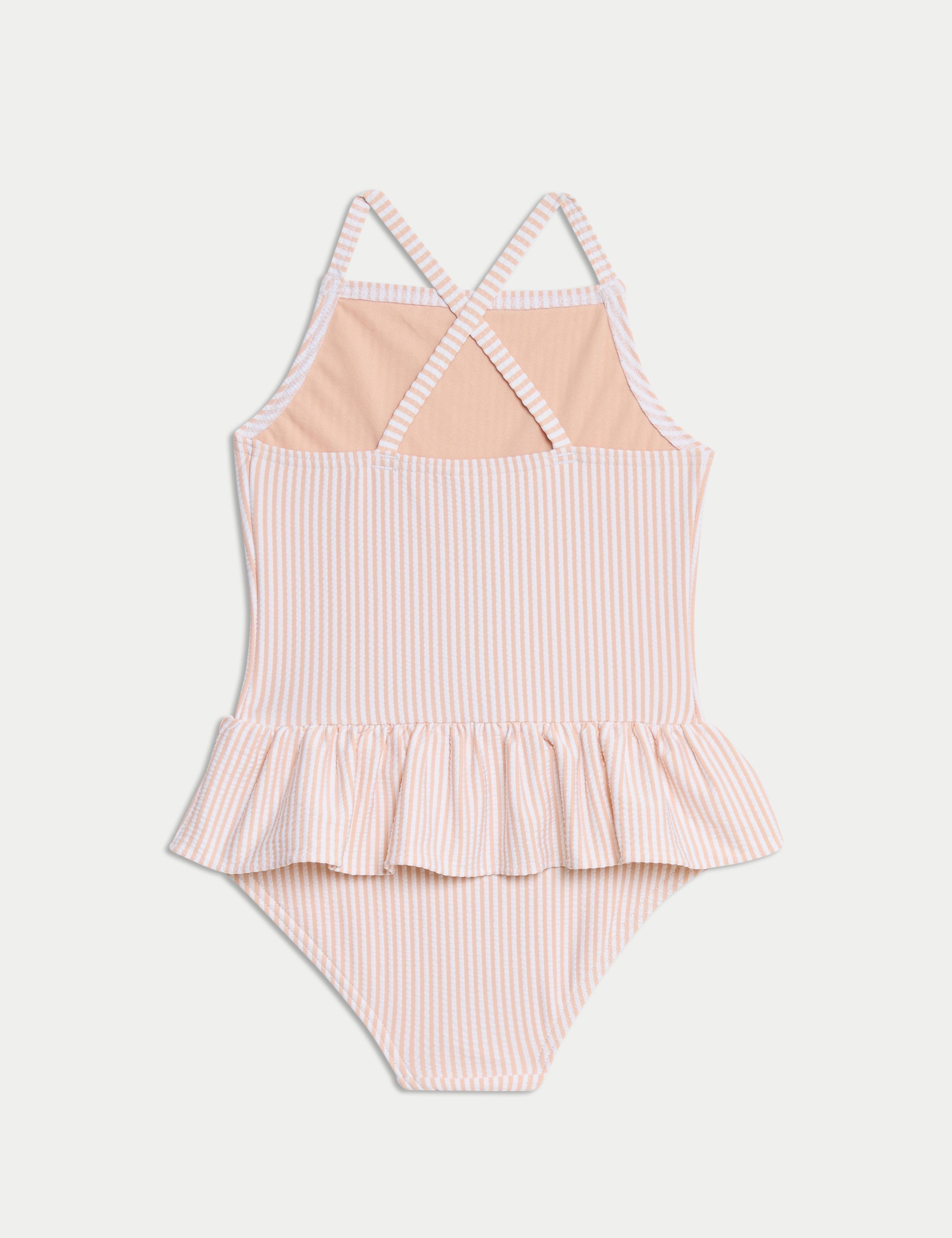 Stripe Frill Swimsuit (2-8 Yrs) 3 of 4