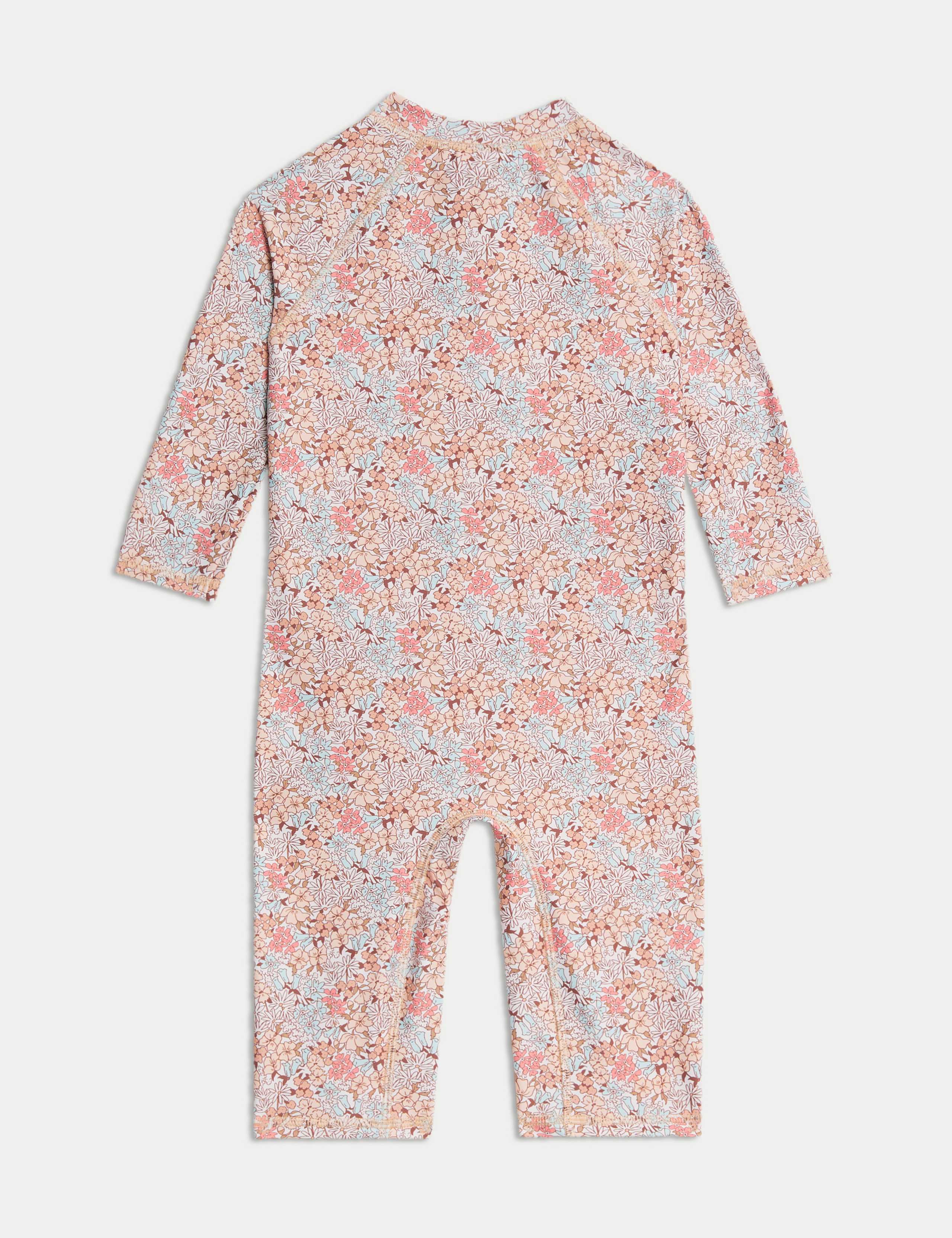Ditsy Floral All In One Swimsuit (2-8 Yrs) 2 of 3