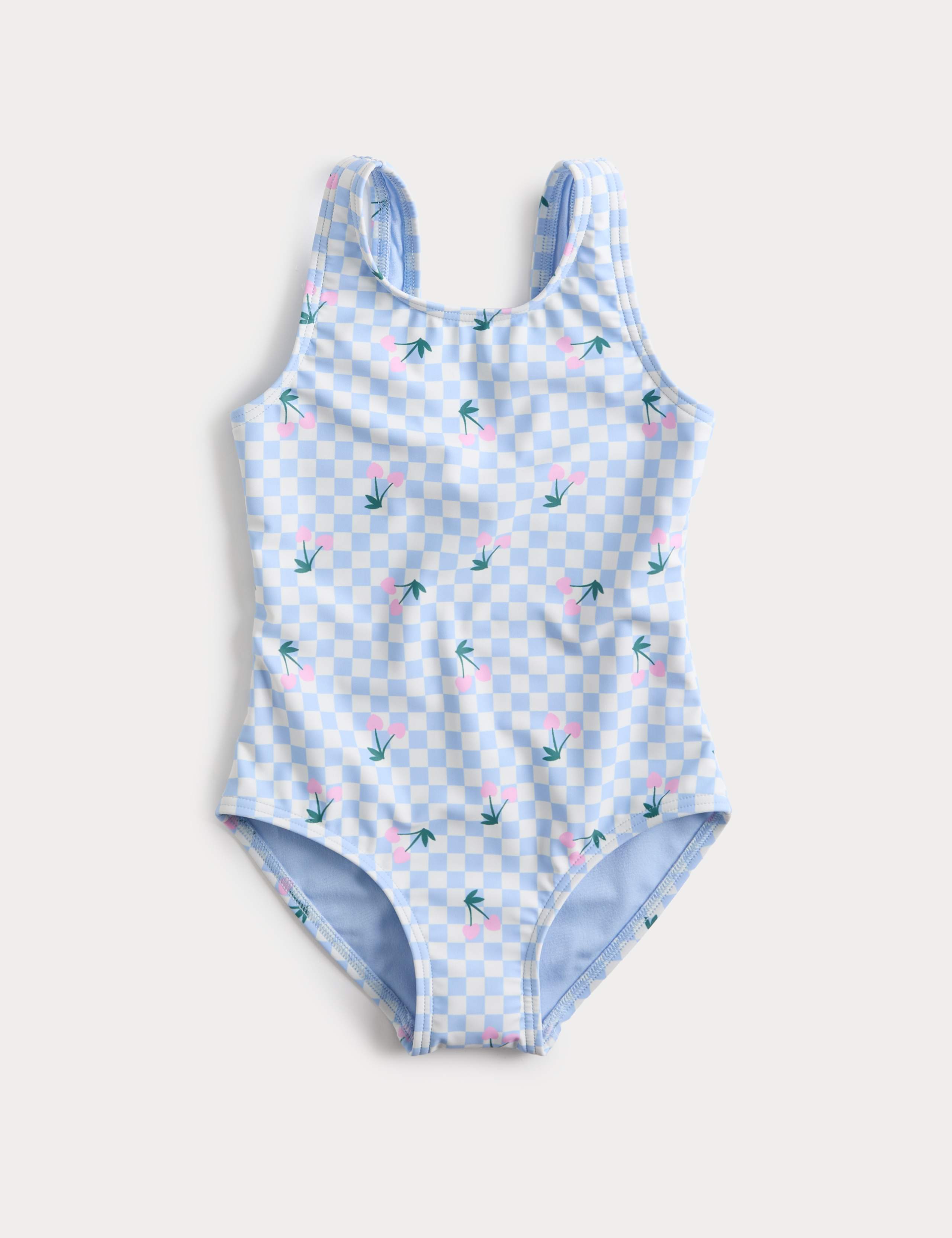 Gingham Cherry Swimsuit (2-8 Yrs) 1 of 1
