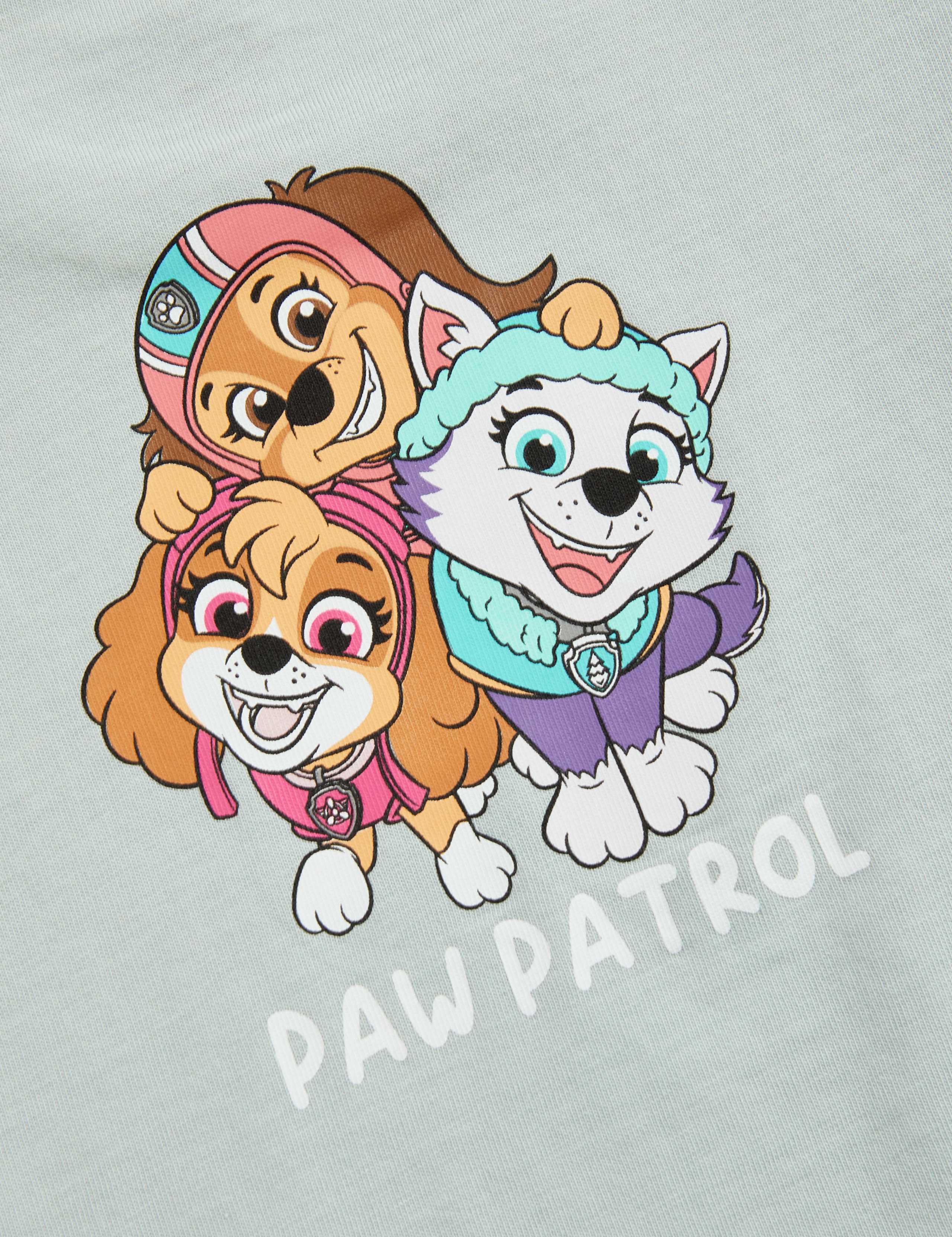 Maglietta Paw Patrol Unisex Bambini E Ragazzi - Maniche Corte, Bianca, 100% Cotone, Con Stampa Chase E Ryder - Cerdá Life's Little Moments