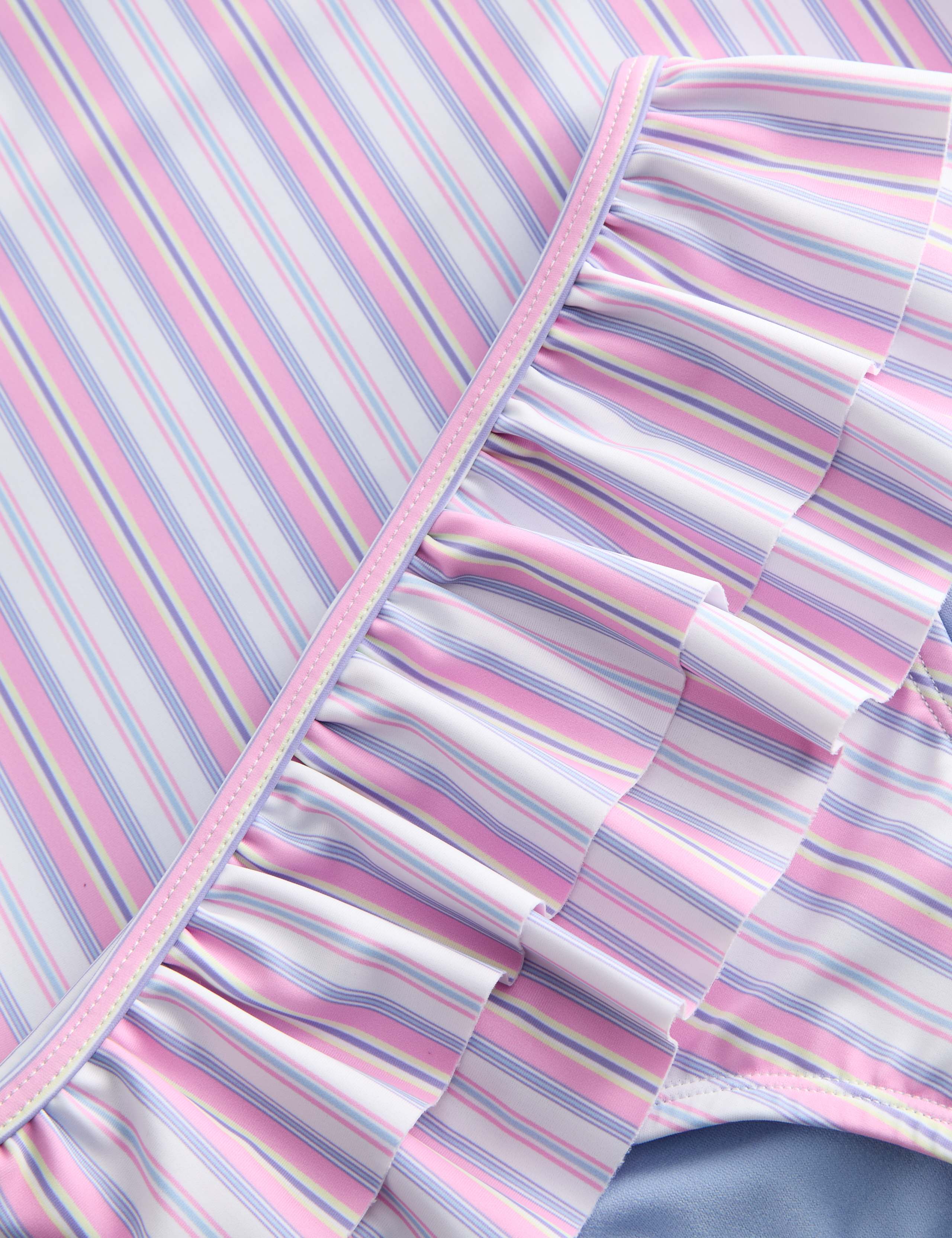 2 Piece Stripe Frill Swim Set (2-8 Yrs) 2 of 2
