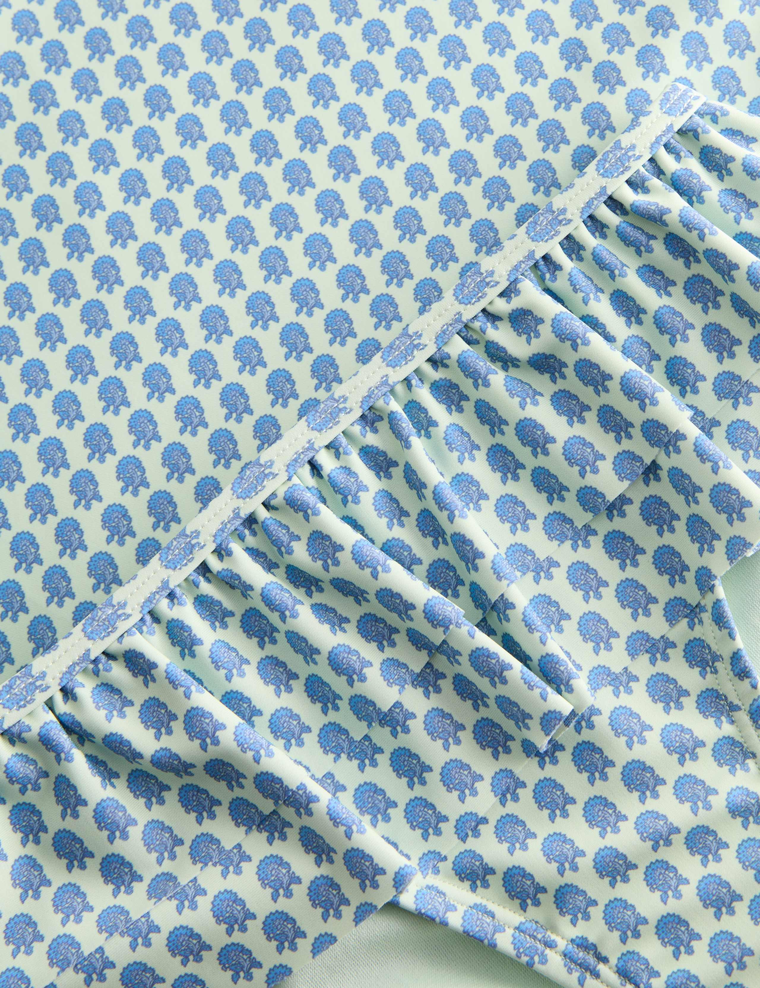 2 Piece Floral Block Print Swim Set (2-8 Yrs) 2 of 2