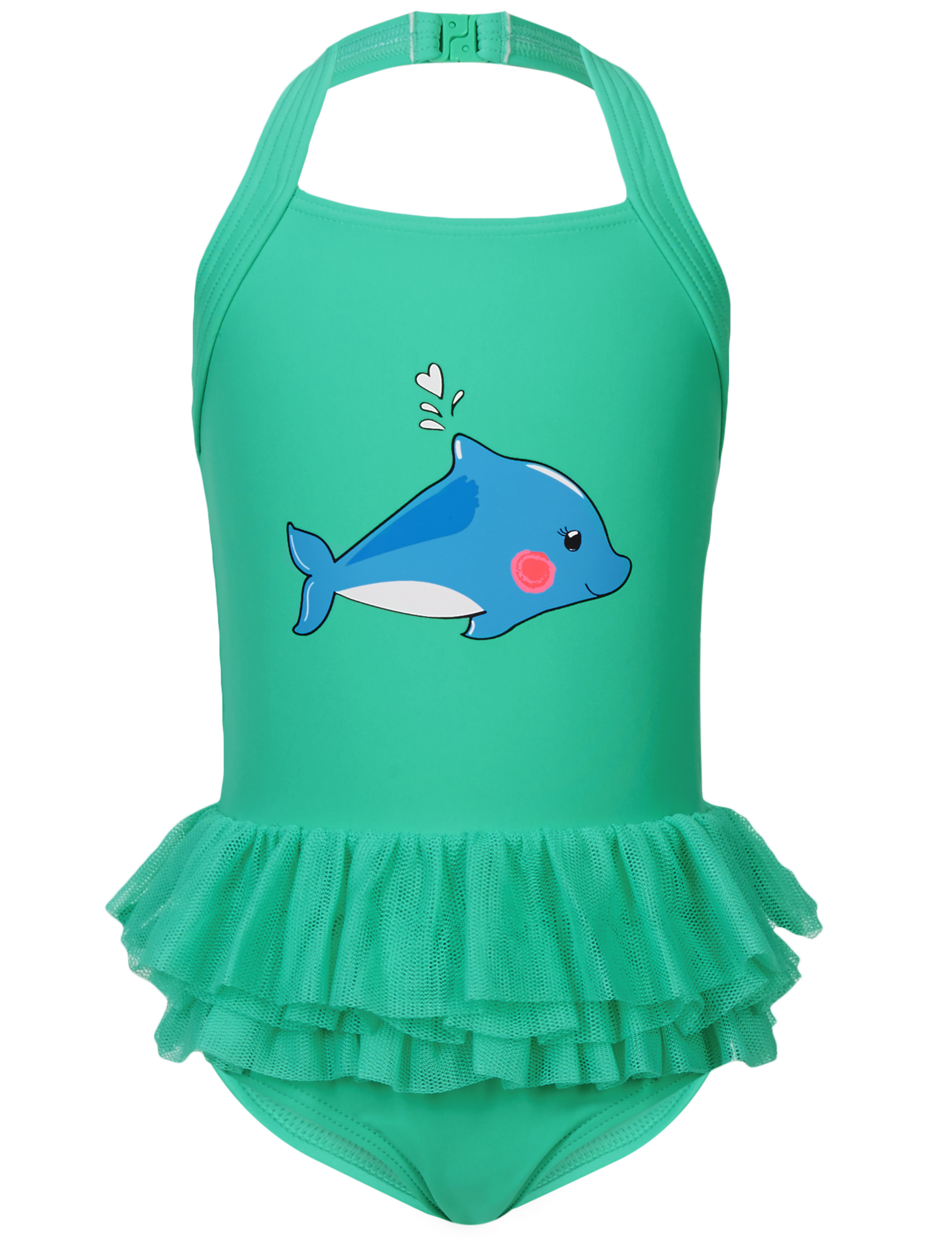 Dolphin Print Swimsuit with Lycra® Xtra Life™ (0-5 Years) 3 of 4