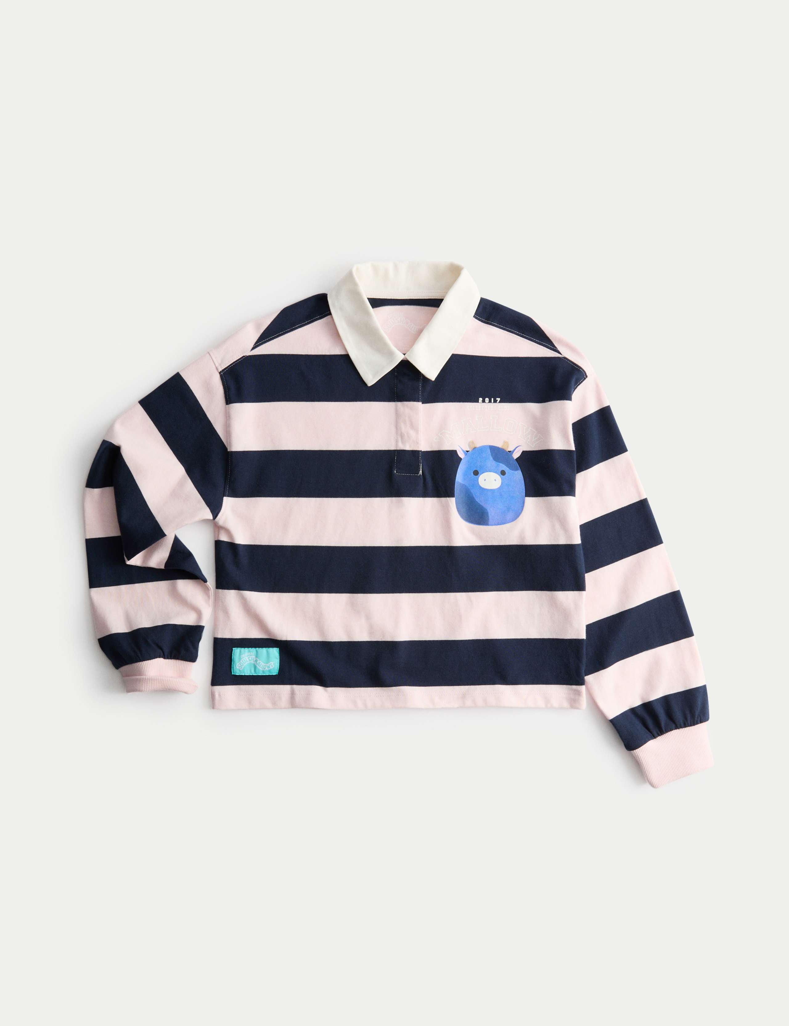 Pure Cotton Squishmallows™ Rugby Top (5-12 Yrs) 2 of 5