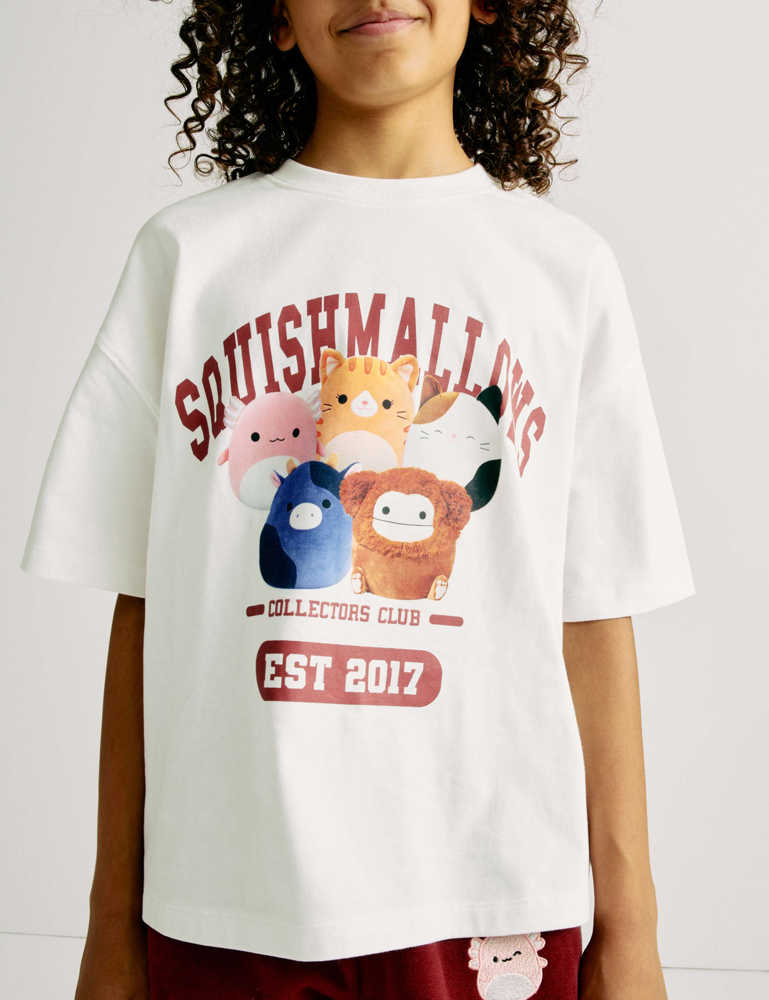 Pure Cotton Squishmallows™ T-Shirt (5-12 Yrs) 4 of 7