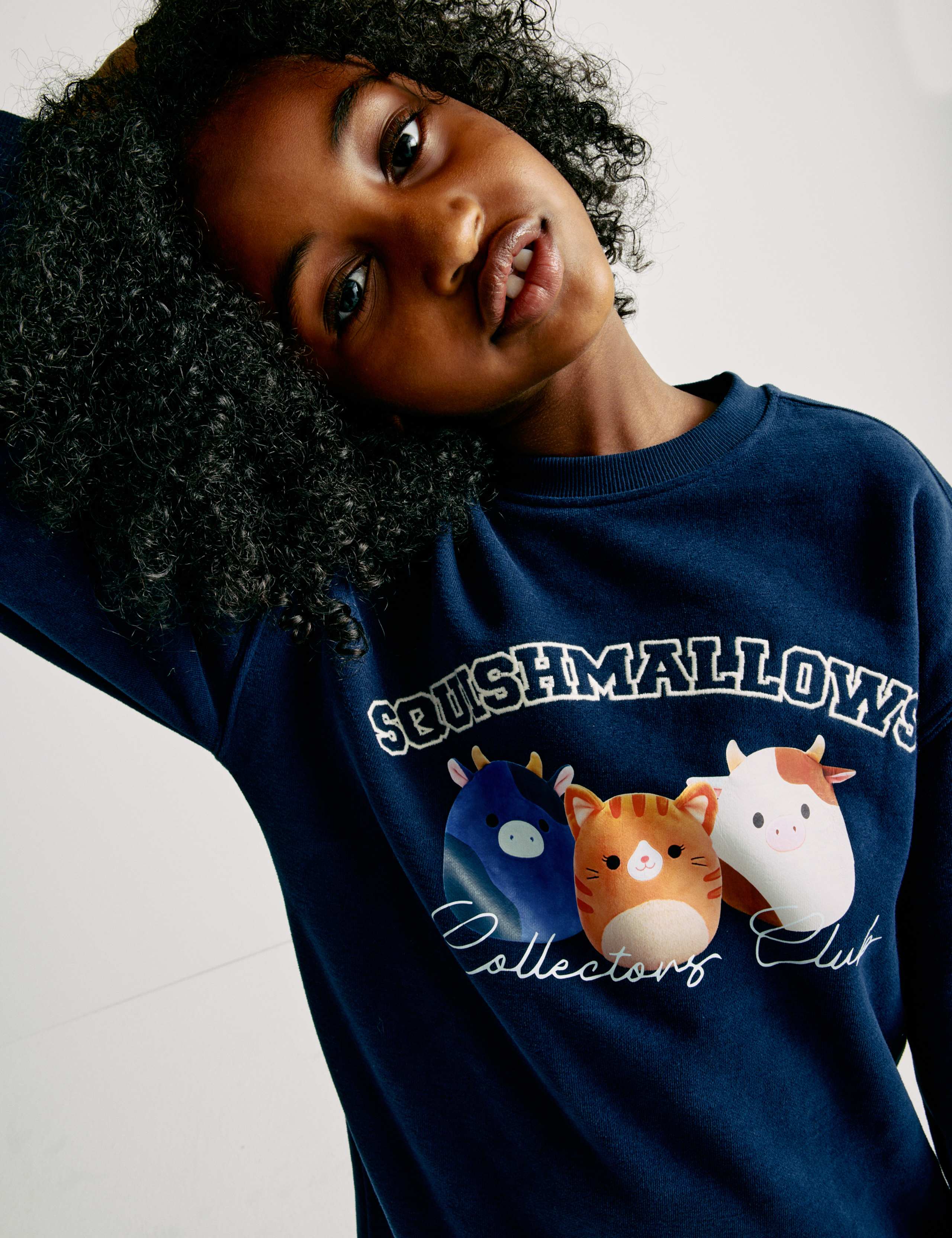 Cotton Rich Squishmallows™ Sweatshirt Dress (5-12 Yrs) 6 of 7