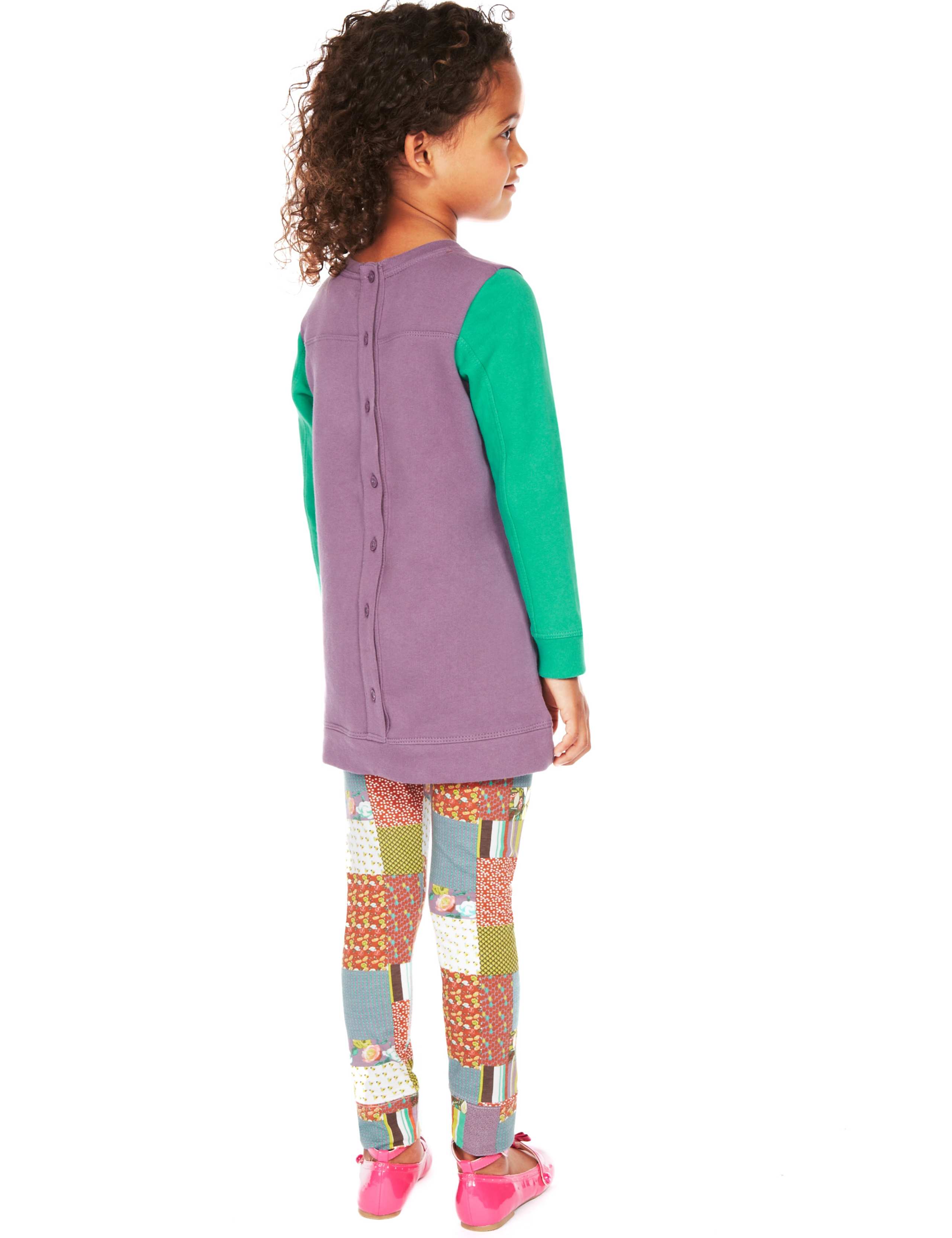 2 Piece Cotton Rich Sweat Tunic & Leggings Outfit 4 of 8