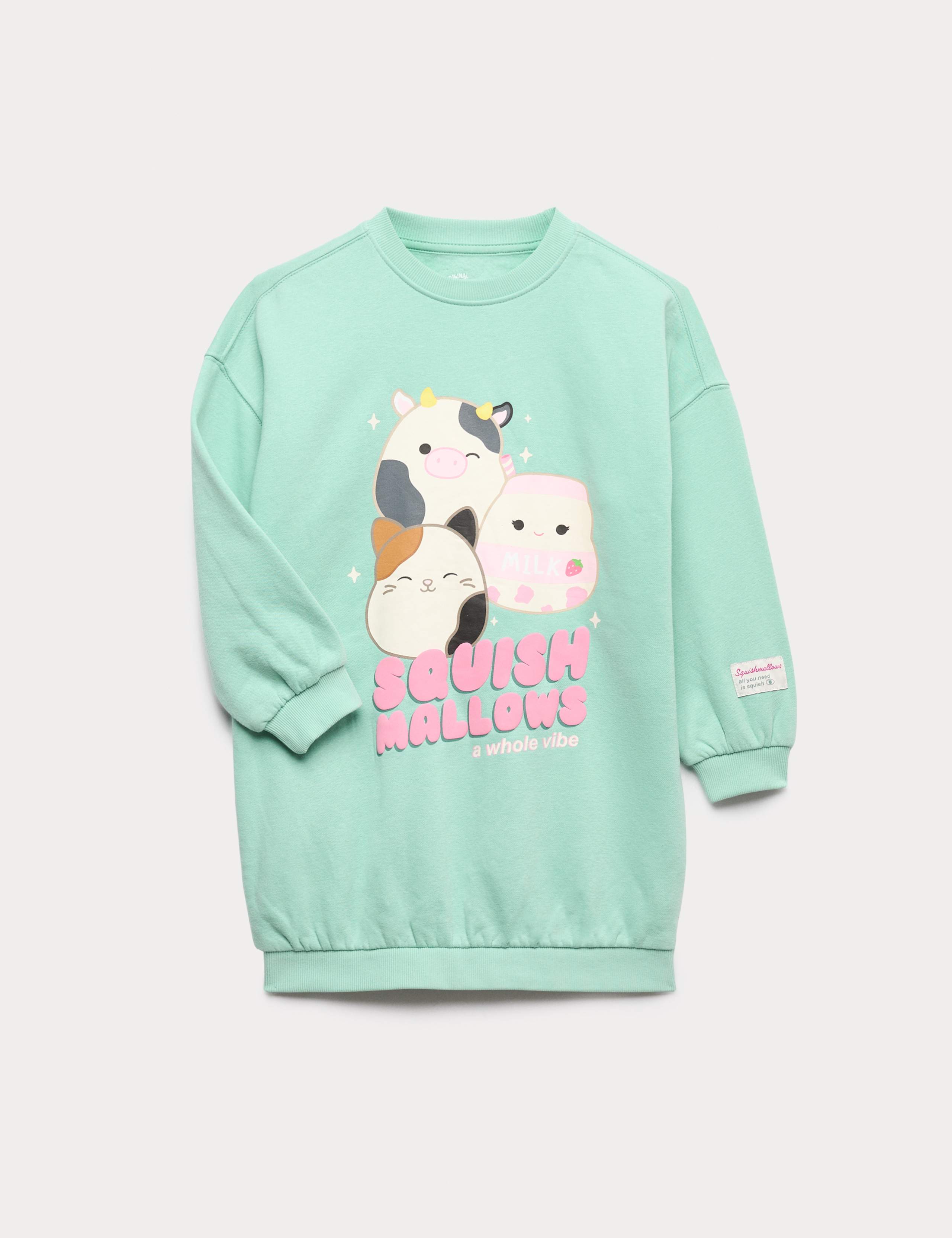 Cotton Rich Squishmallow™ Longline Sweat (2-10 Yrs) 1 of 1
