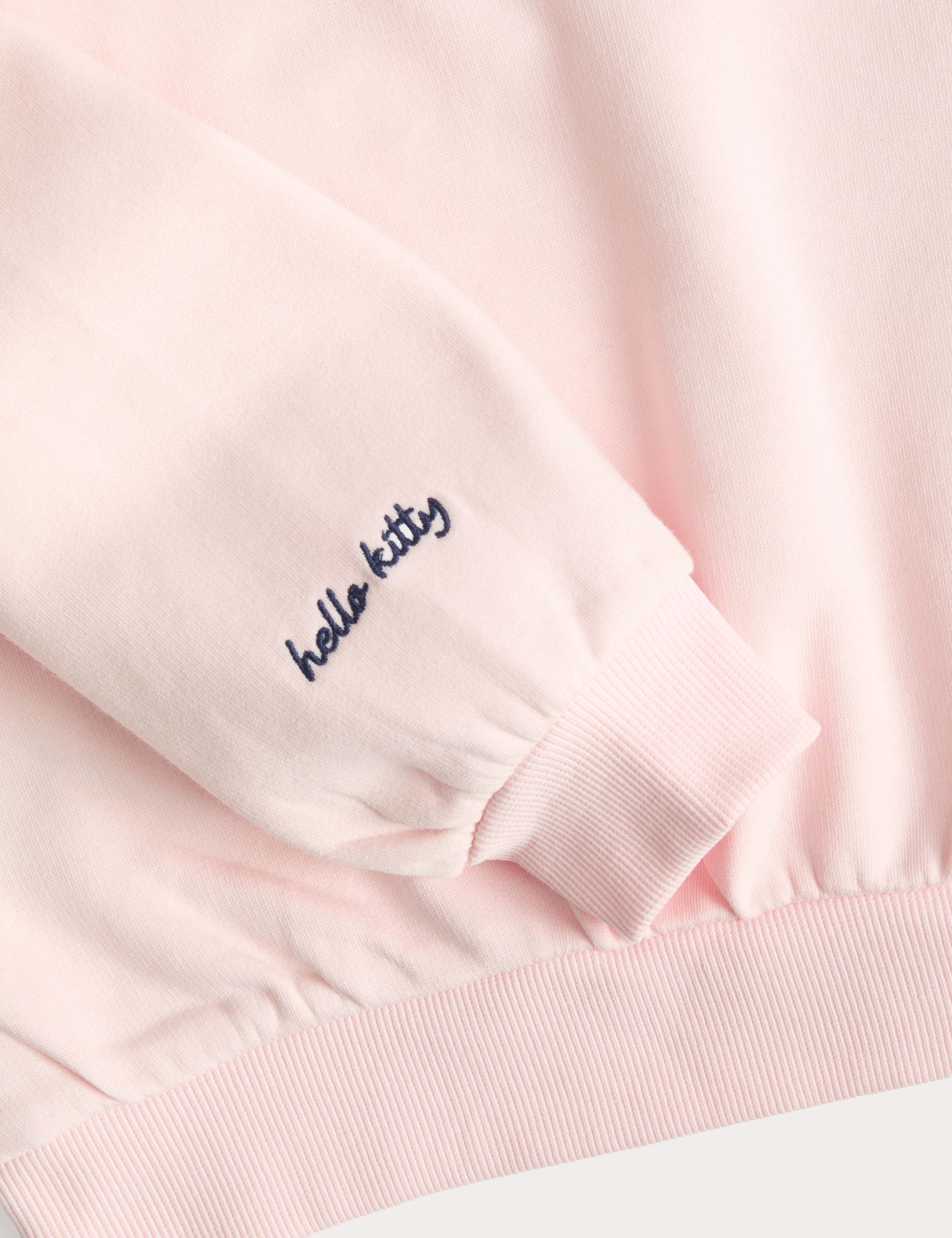 Cotton Rich Hello Kitty™ Sweatshirt (2-8 Yrs) 2 of 2