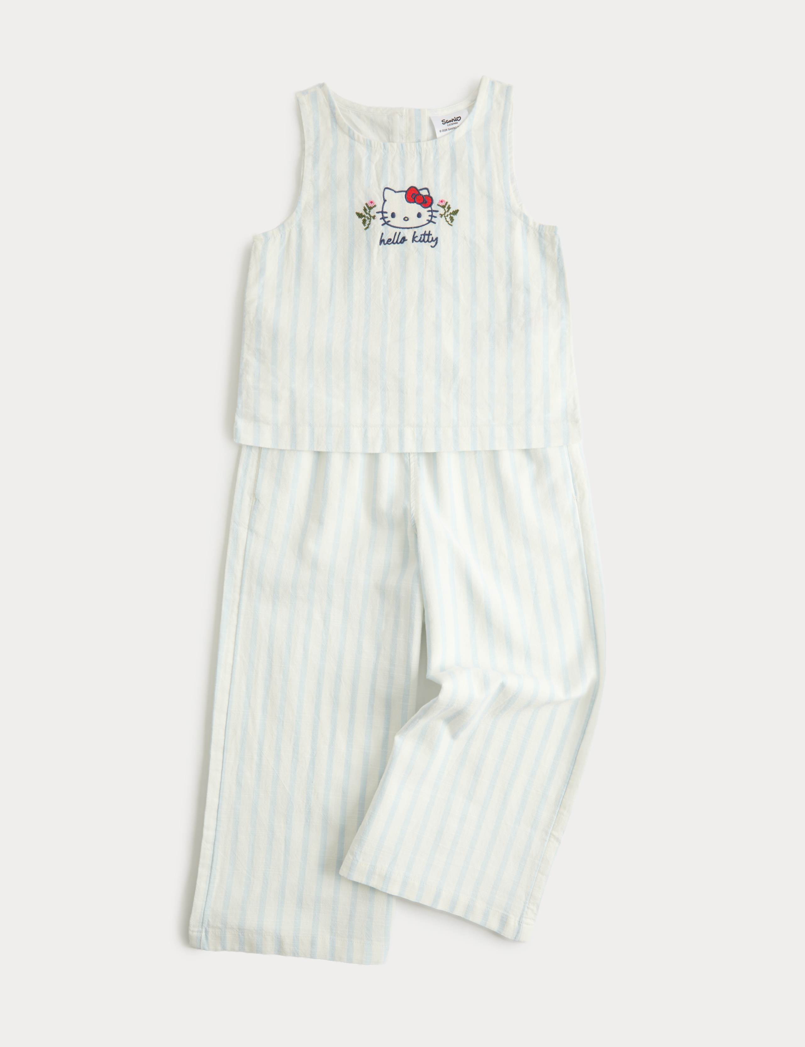 2 Piece Pure Cotton Hello Kitty™ Outfit (2-8 Yrs) 1 of 3