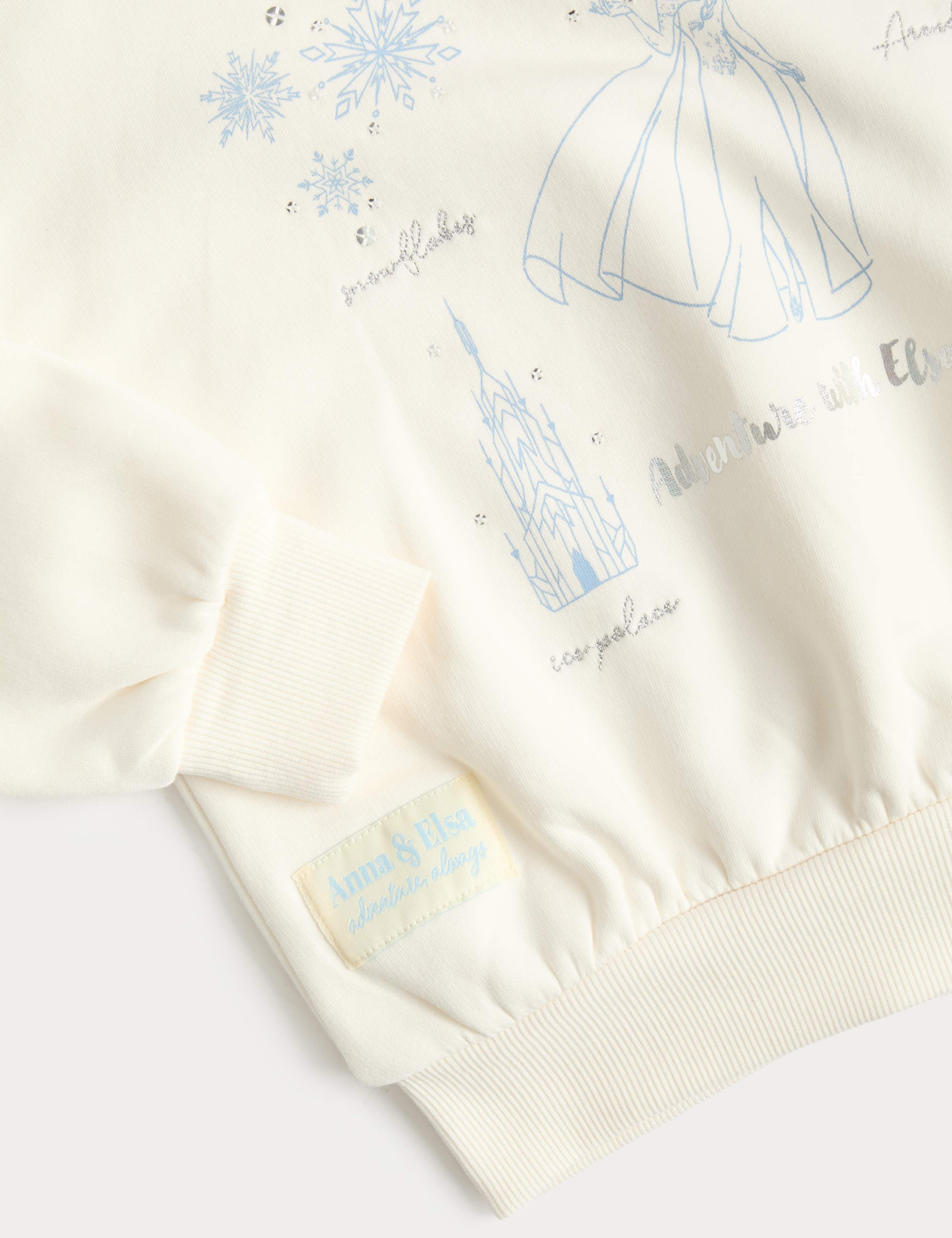 Cotton Rich Disney™ Frozen™ Sweatshirt (2-8 Yrs) 2 of 2