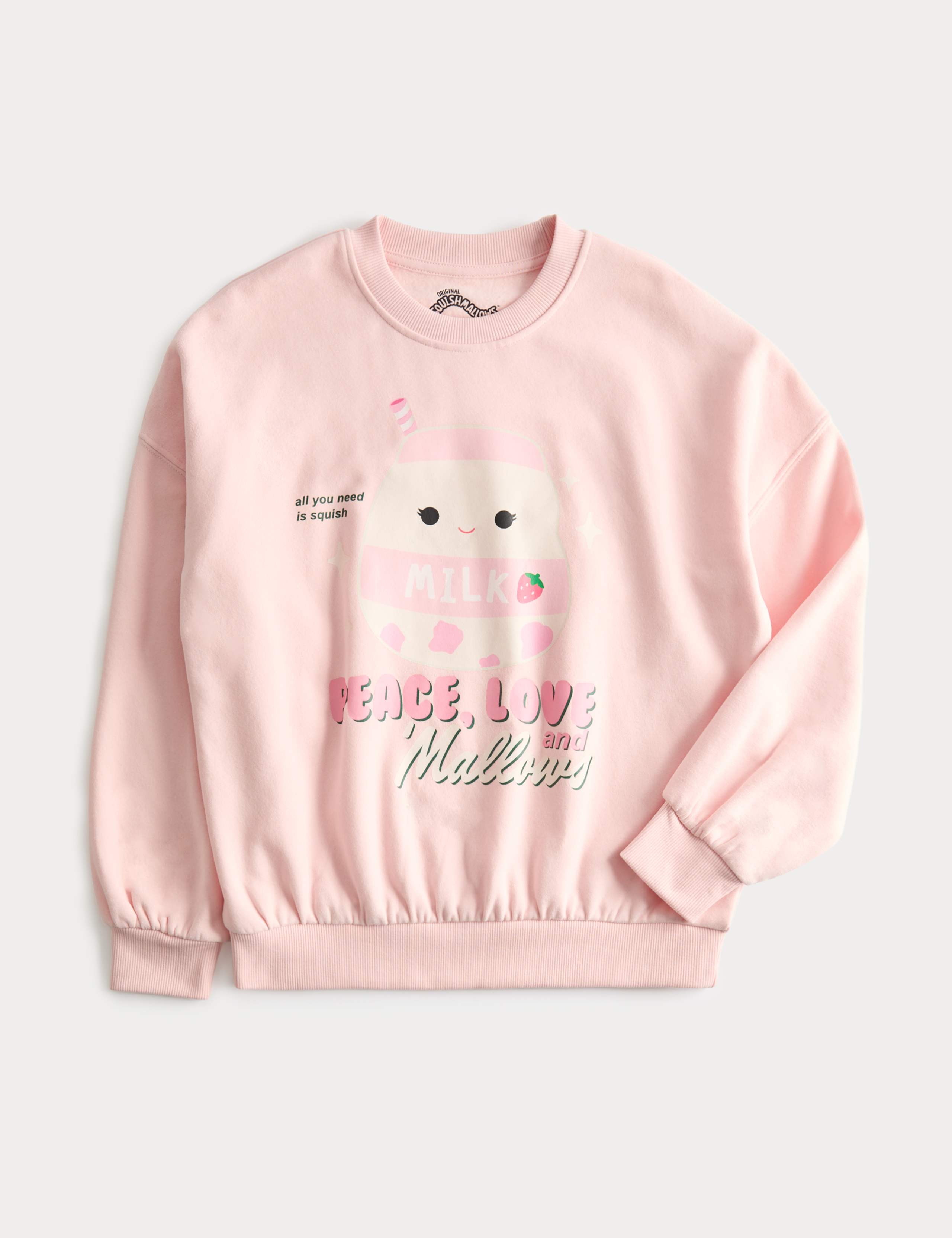 Cotton Rich Squishmallows™ Sweatshirt (5-10 Yrs) 1 of 2